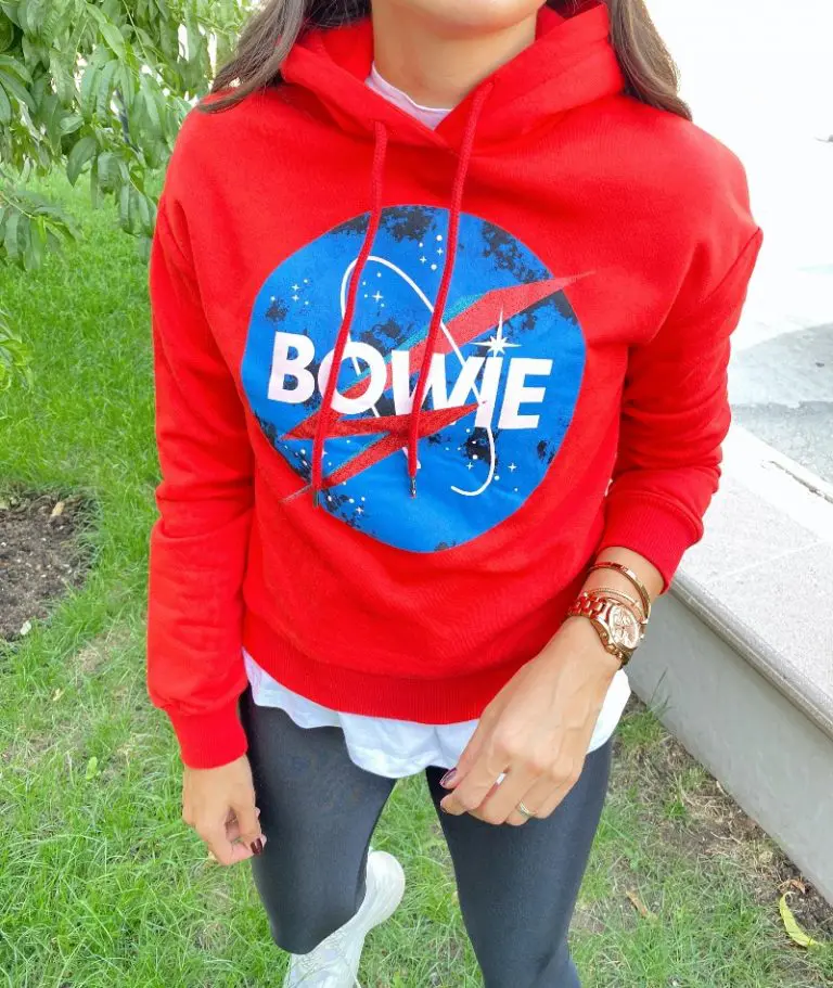 Kırmızı Bowie Sweat