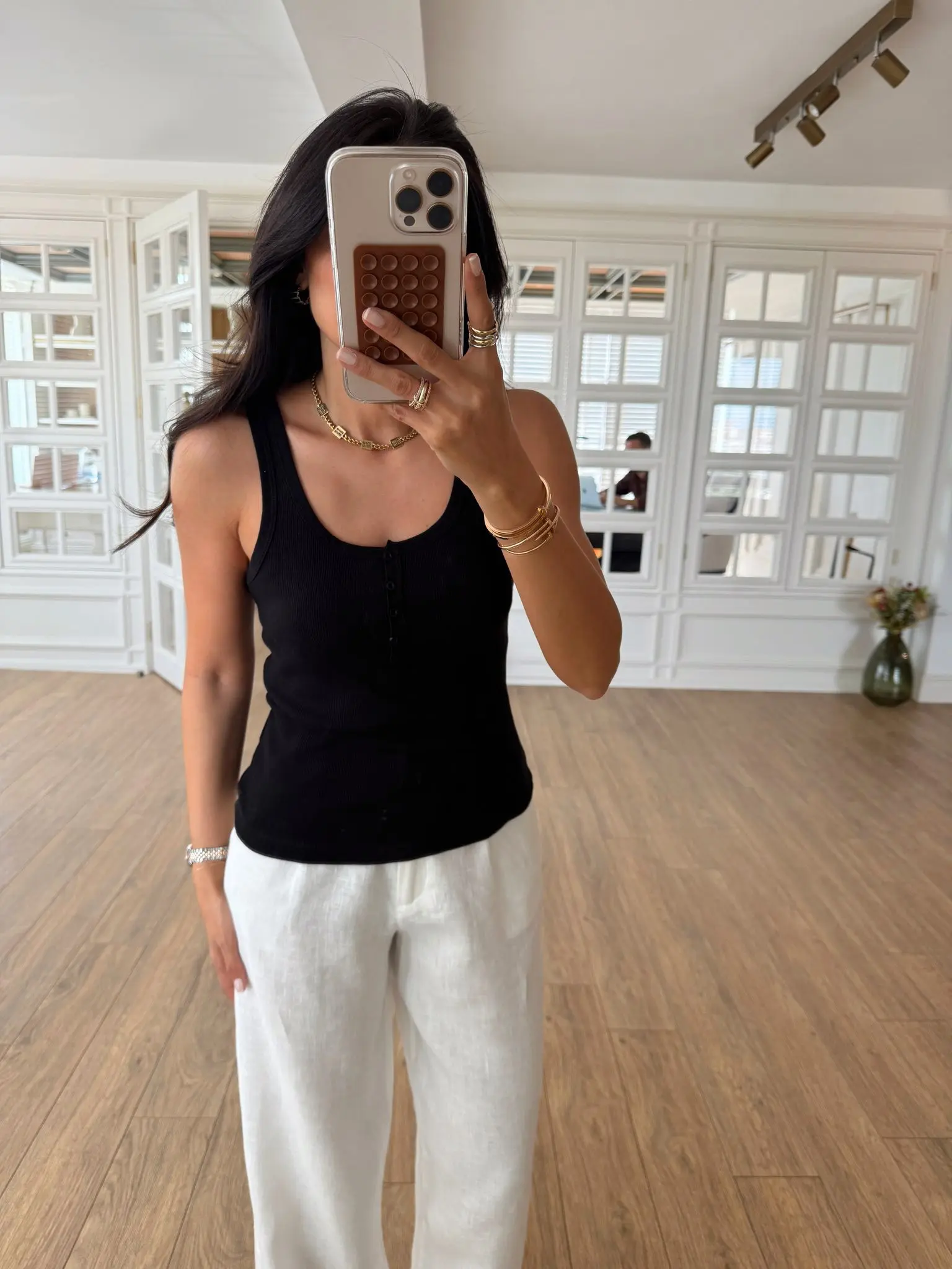 Siriella Qs Önden Düğmeli Askılı Body