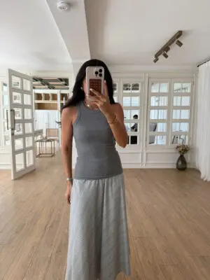 Sing Dilvin Antrasit Fitilli Askılı Body