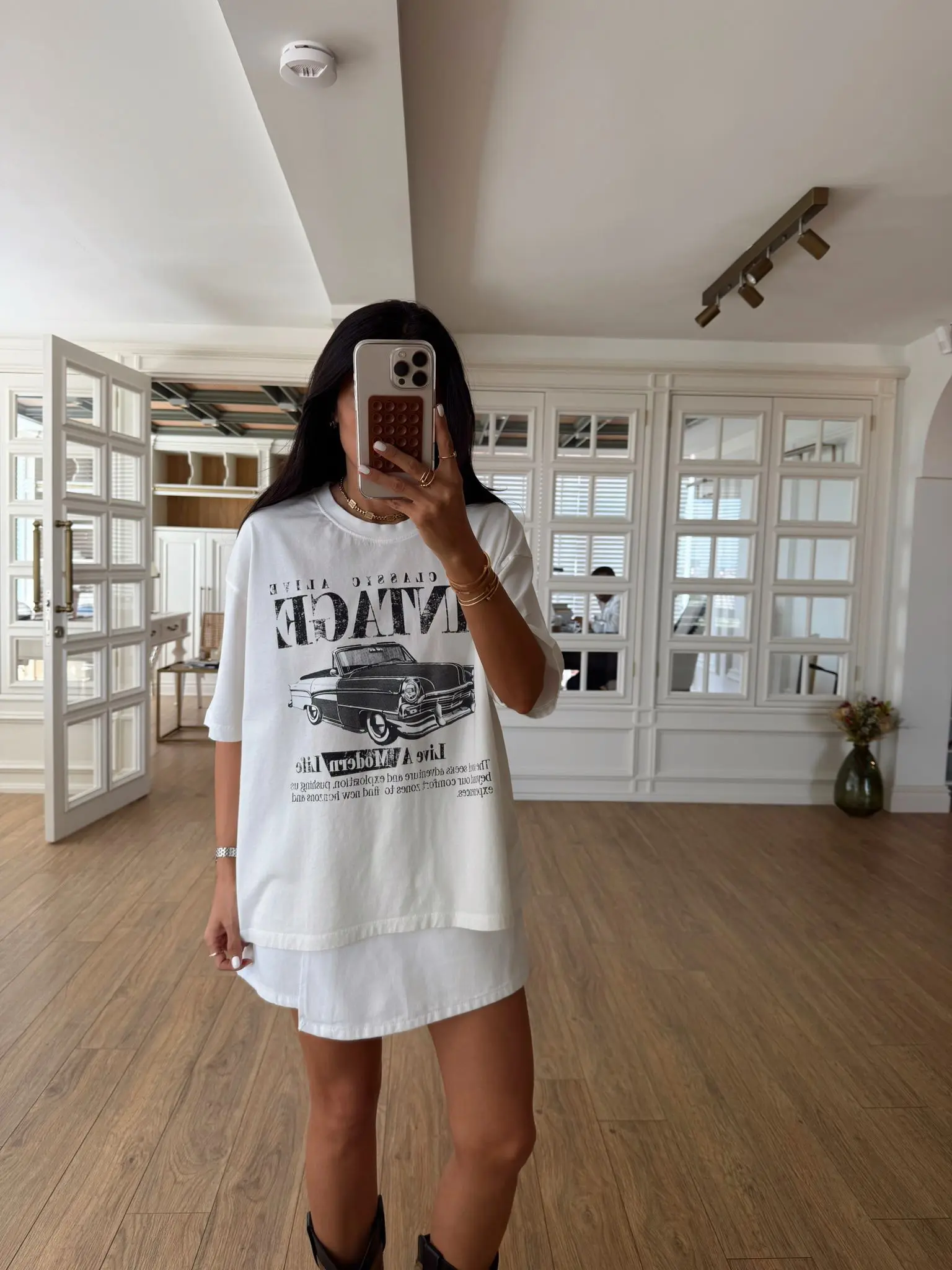 Oleyto Qs Baskılı Basic - Vintage, Standart