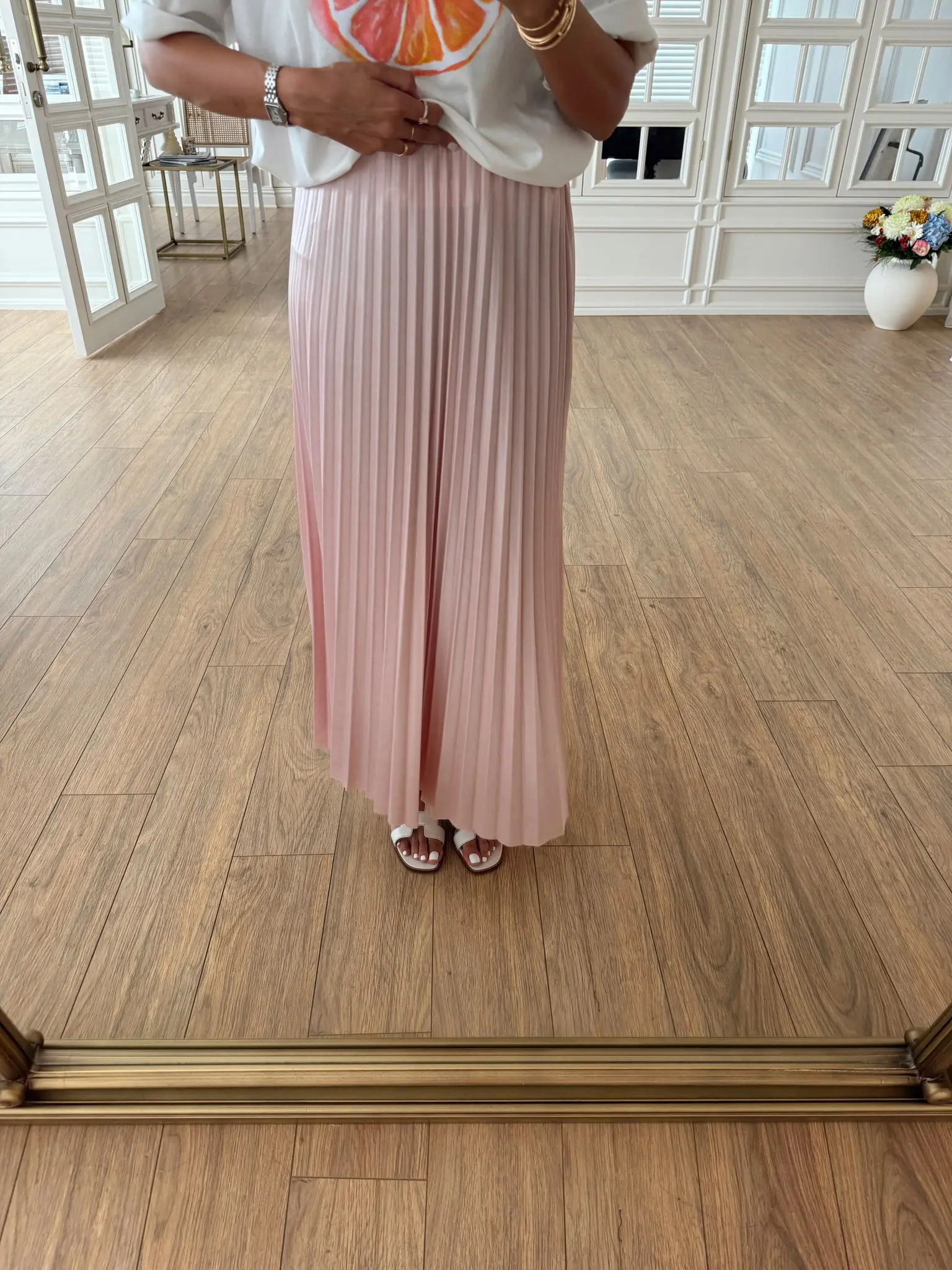 Travis Bel Lastikli Piliseli Etek - Soft Pembe, Standart