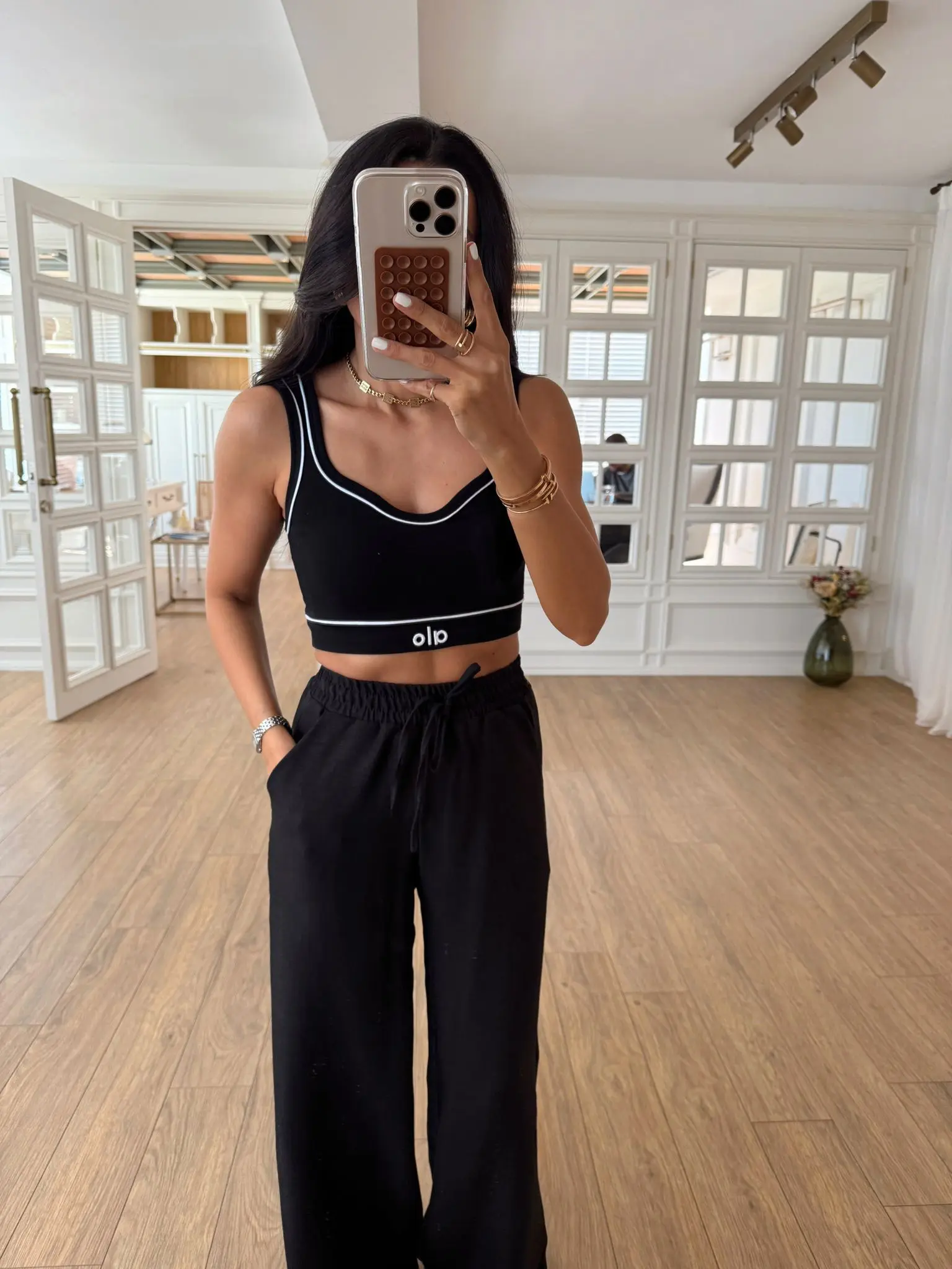 Elois Alo Baskılı Biye Detaylı Crop Body