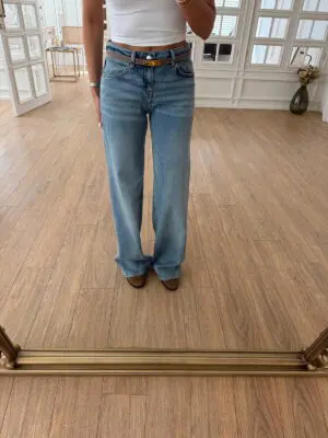 Oxty Mass Mavi Yıkamalı Gümüş Düğmeli Jean
