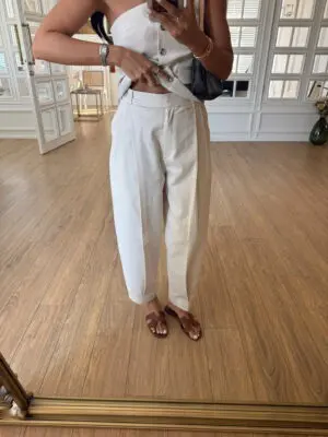 Cindy New Eko Bej Şalvar Pantolon
