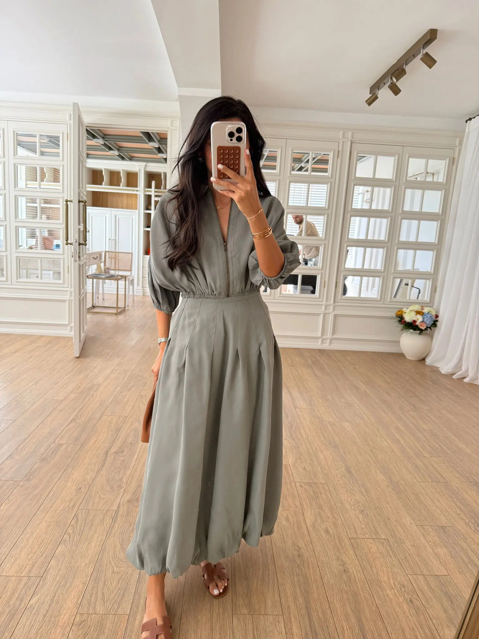 Berenice Cause Fermuarlı Bel Lastikli Ceket-Etek Takım