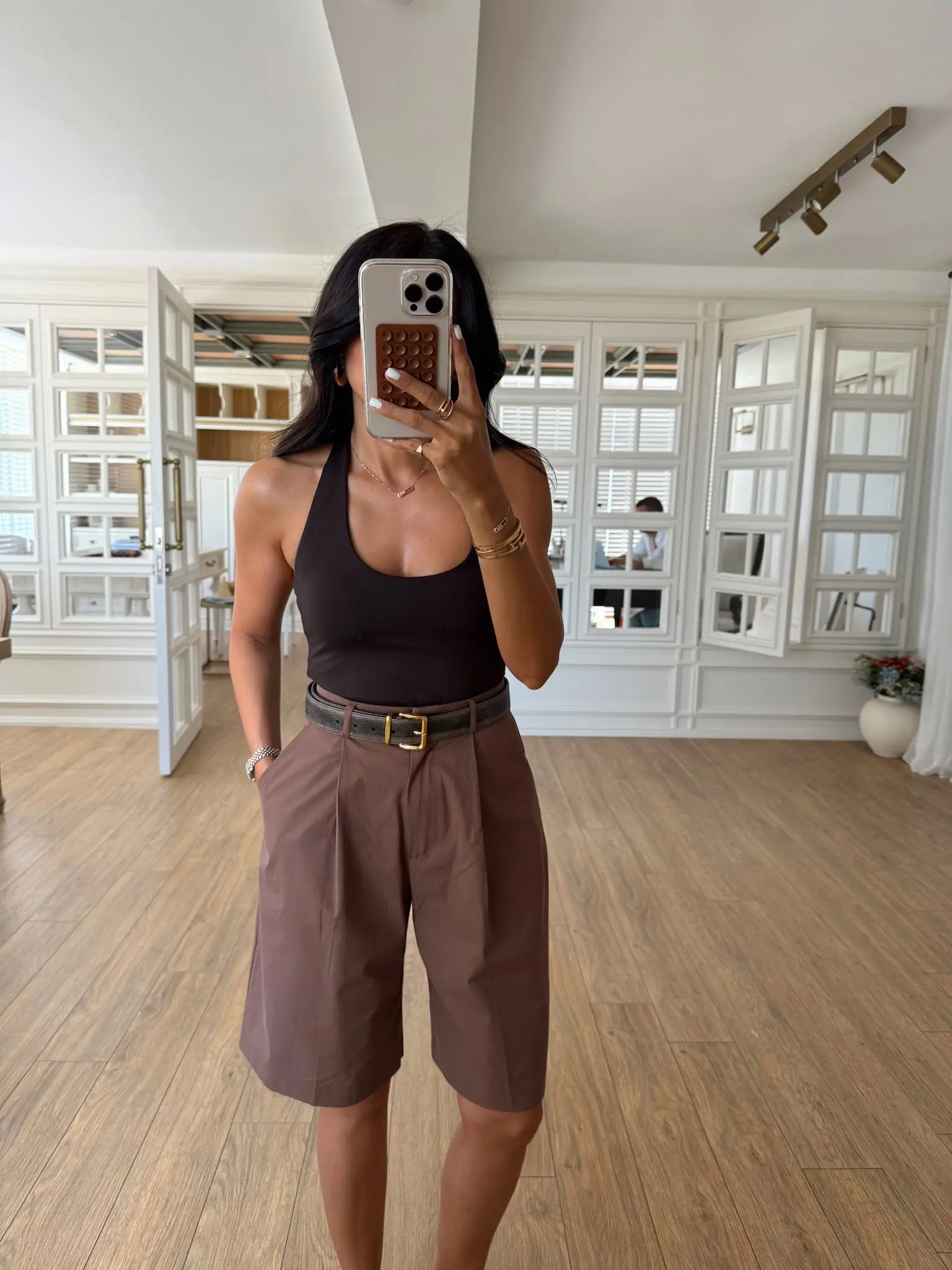 Suzy Halter Yaka Sırt Dekolteli Body