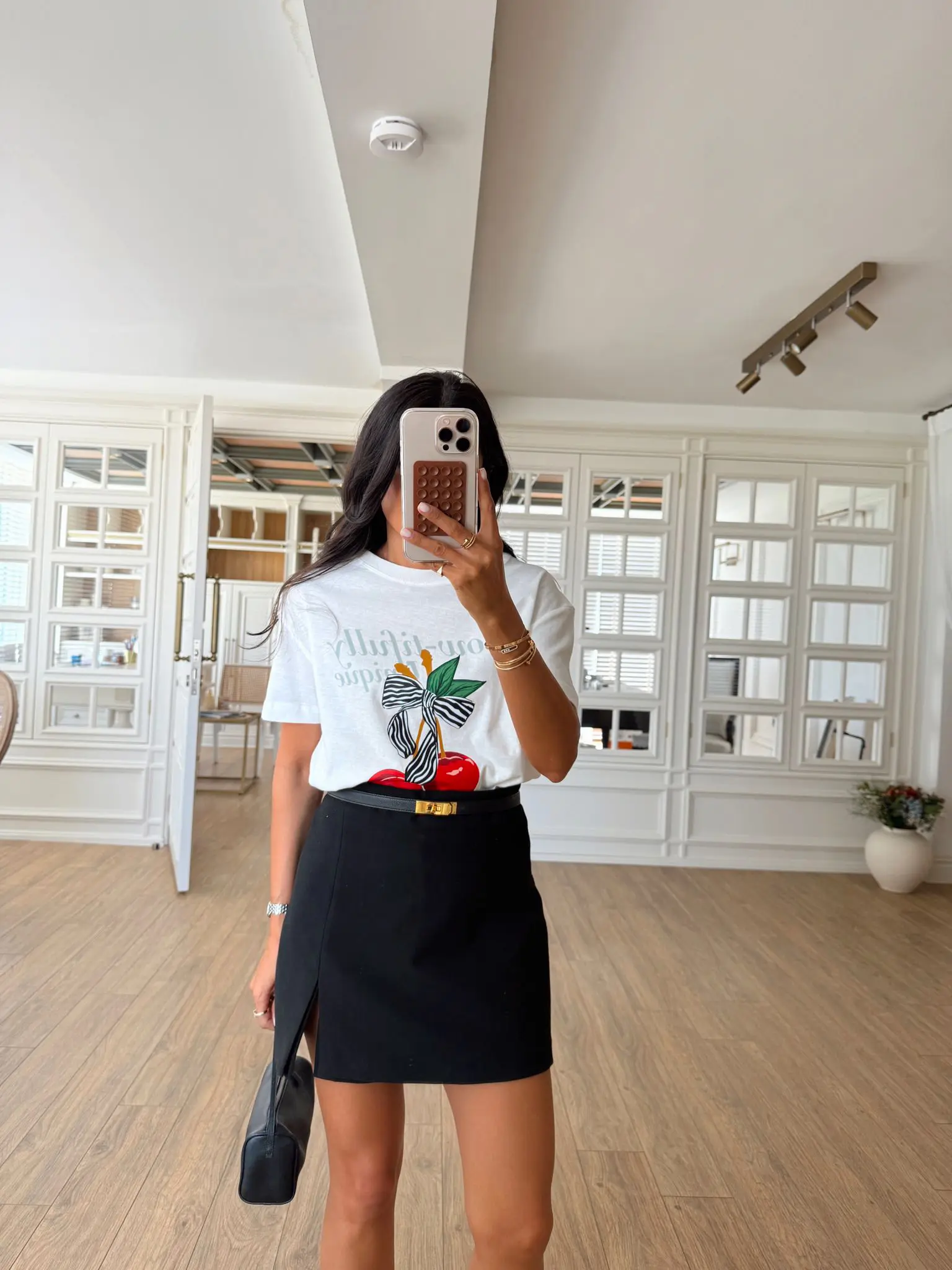 Erinn Bisiklet Yaka ZR Baskılı Basic