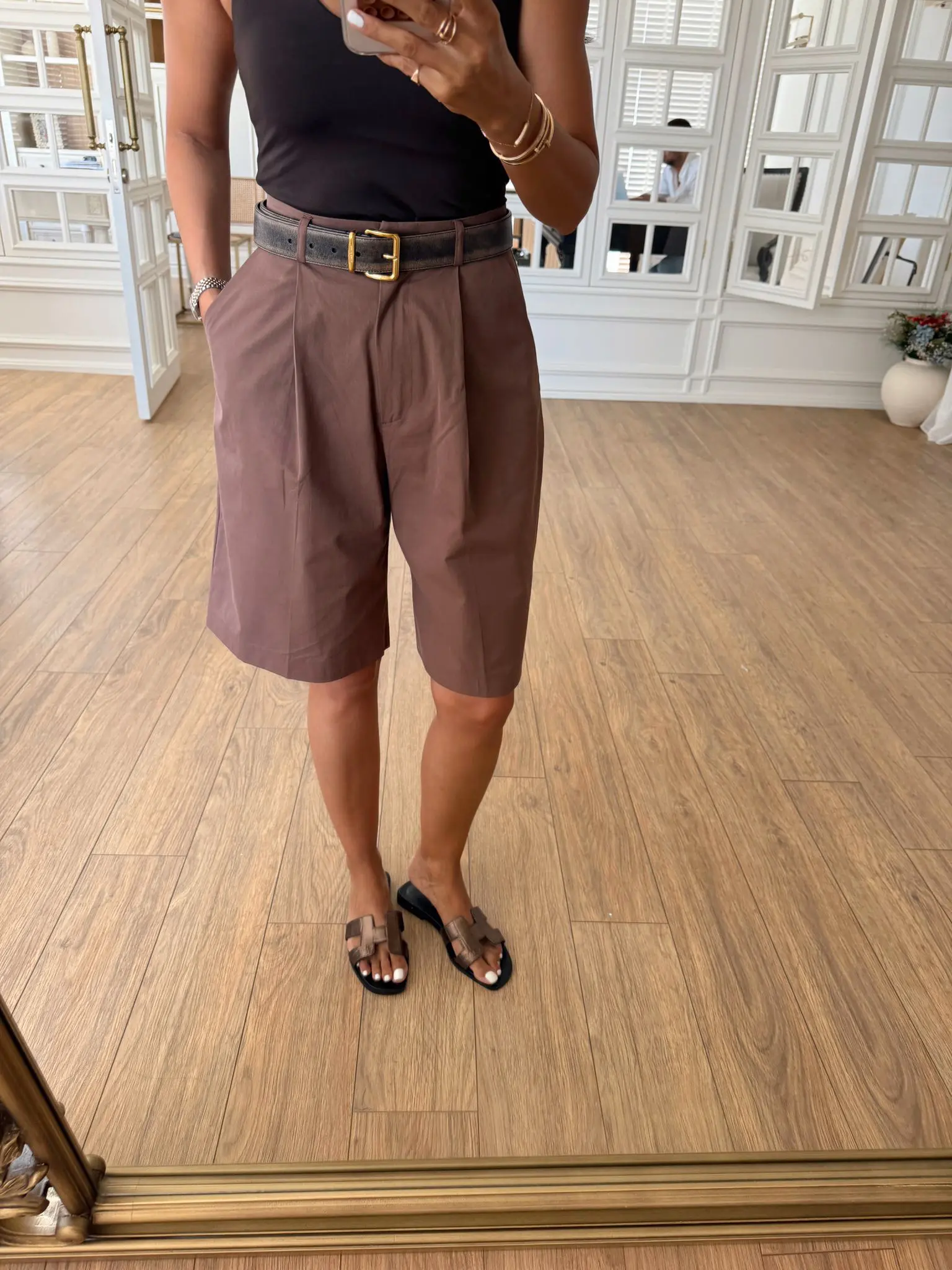 Veny Şehir Boy Pensli Bermuda Şort