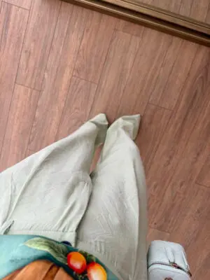 Devny Su Yeşili Tek Pensli Palazzo Pantolon