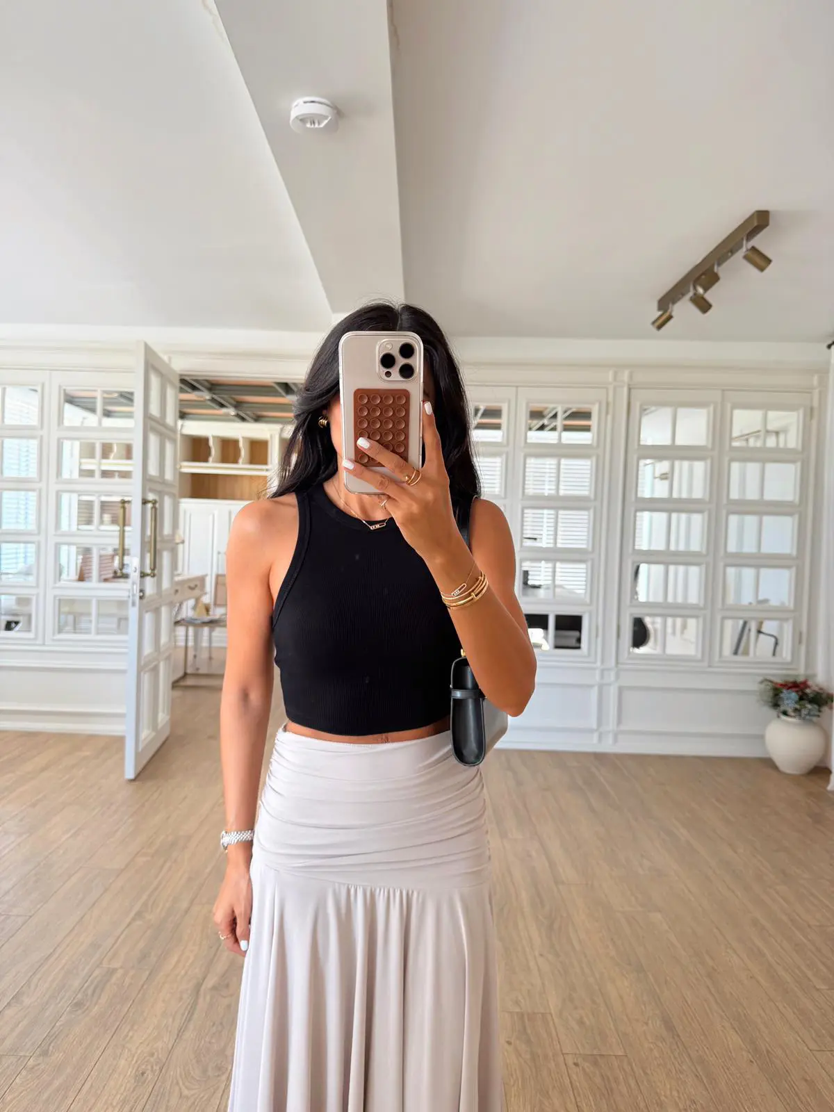 Oriano Dilvin Dikiş Detaylı Crop Top
