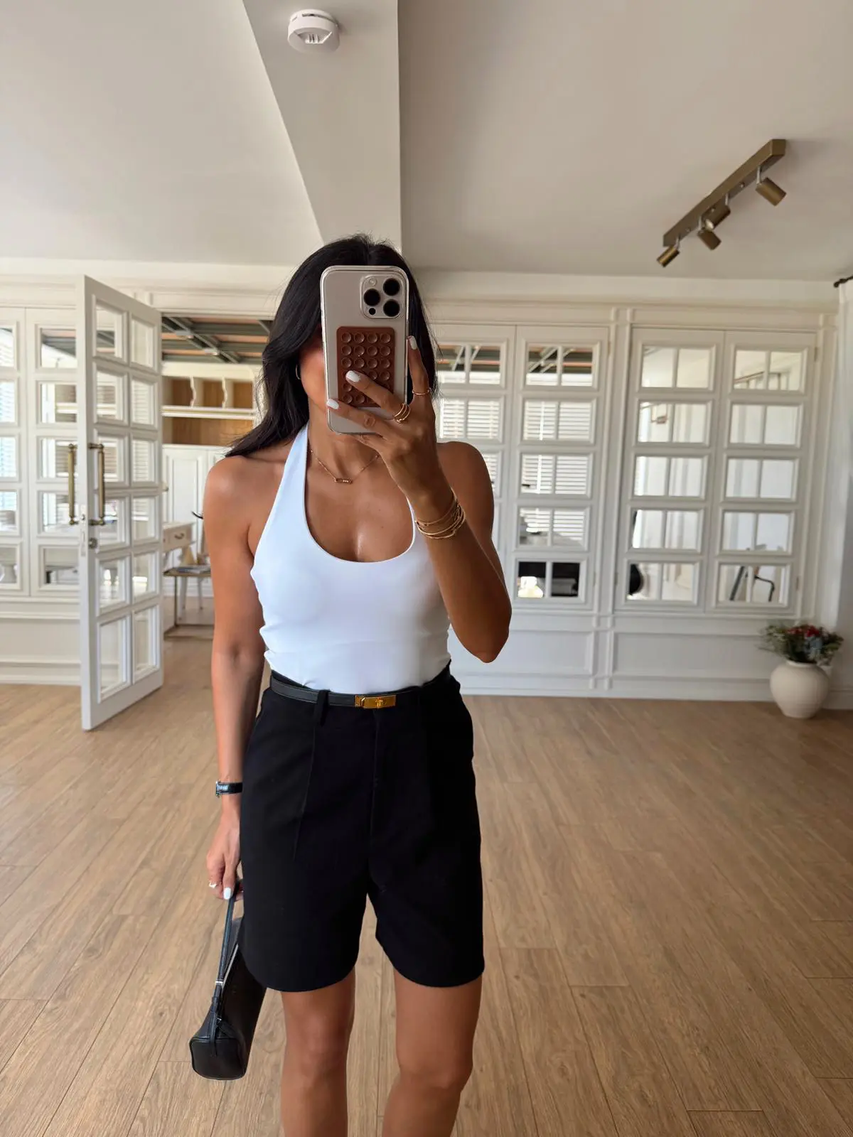 Suzy Halter Yaka Sırt Dekolteli Body