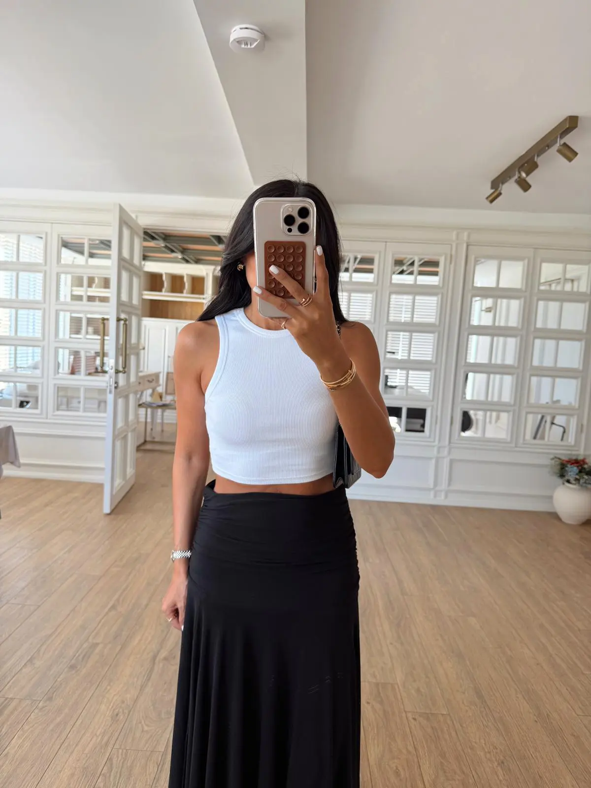 Oriano Dilvin Dikiş Detaylı Crop Top
