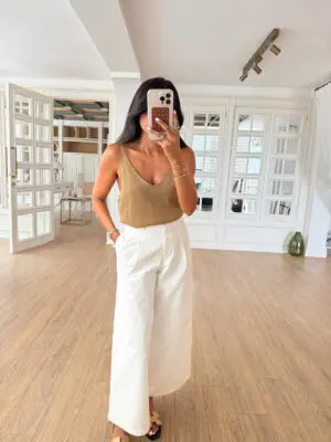 Ratew Qs Haki Simli Askılı Bluz