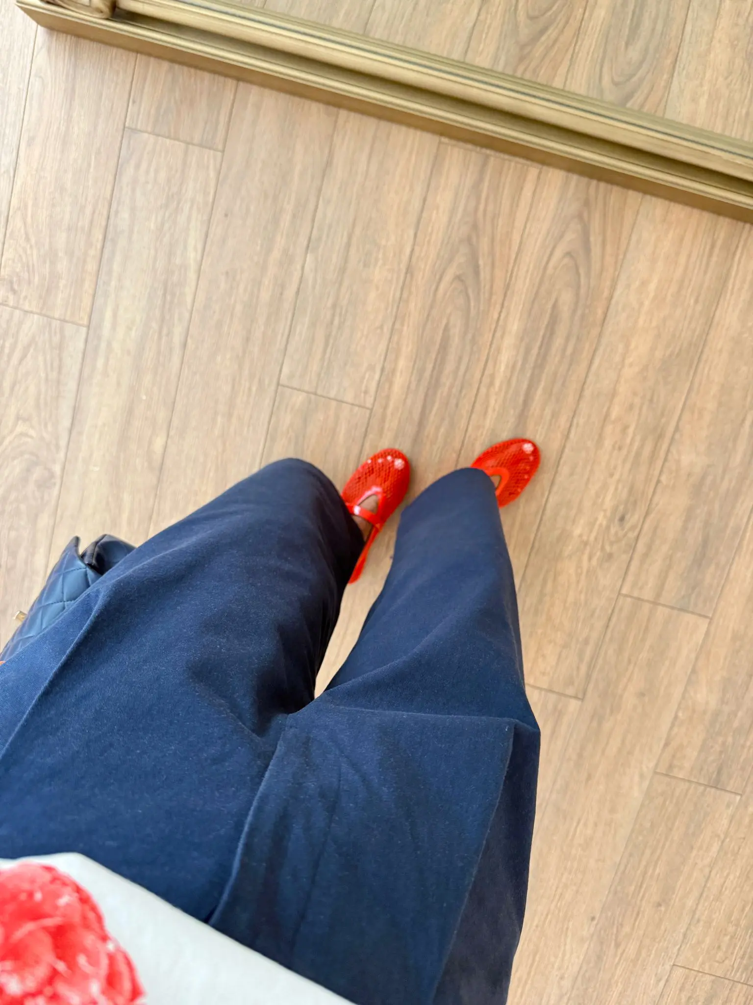 Qulina New Çift Köprülü Bol Paça Pantolon