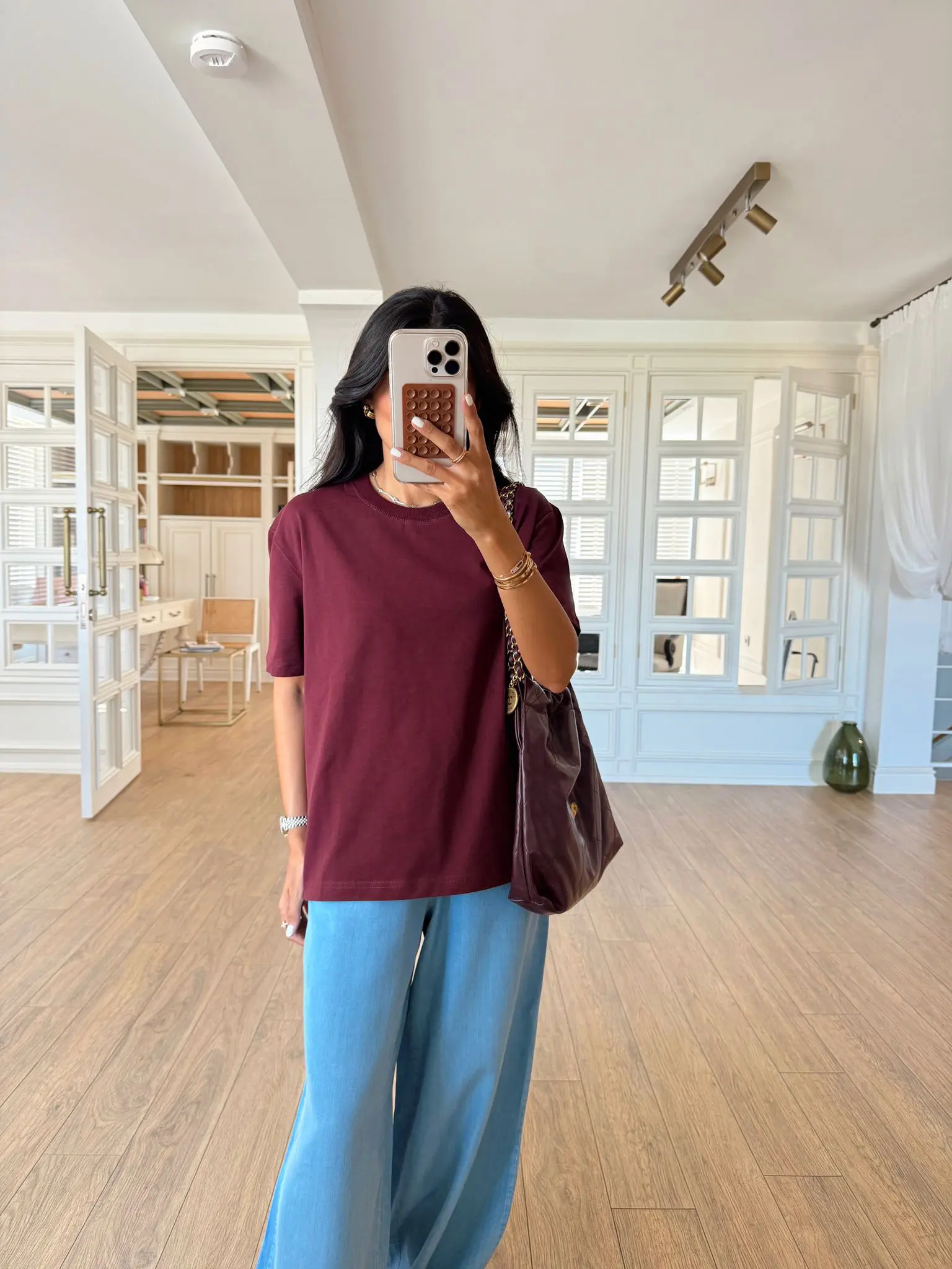 Versando Dilvin Dekoratif Yaka Kısa Kollu Premium Basic