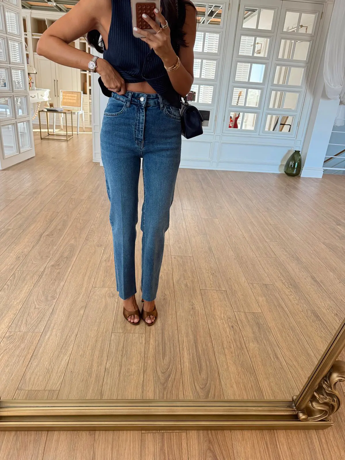 Oceral Rims Yıkamalı Kesik Paça Jean - Açık Mavi, 32