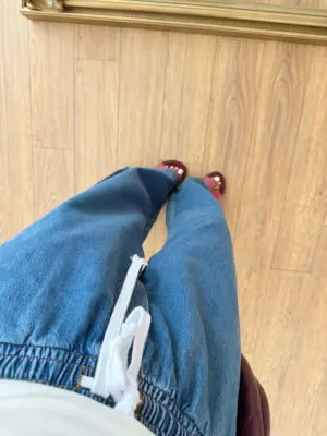 Unite Mavi Bel Bağlamalı Jean