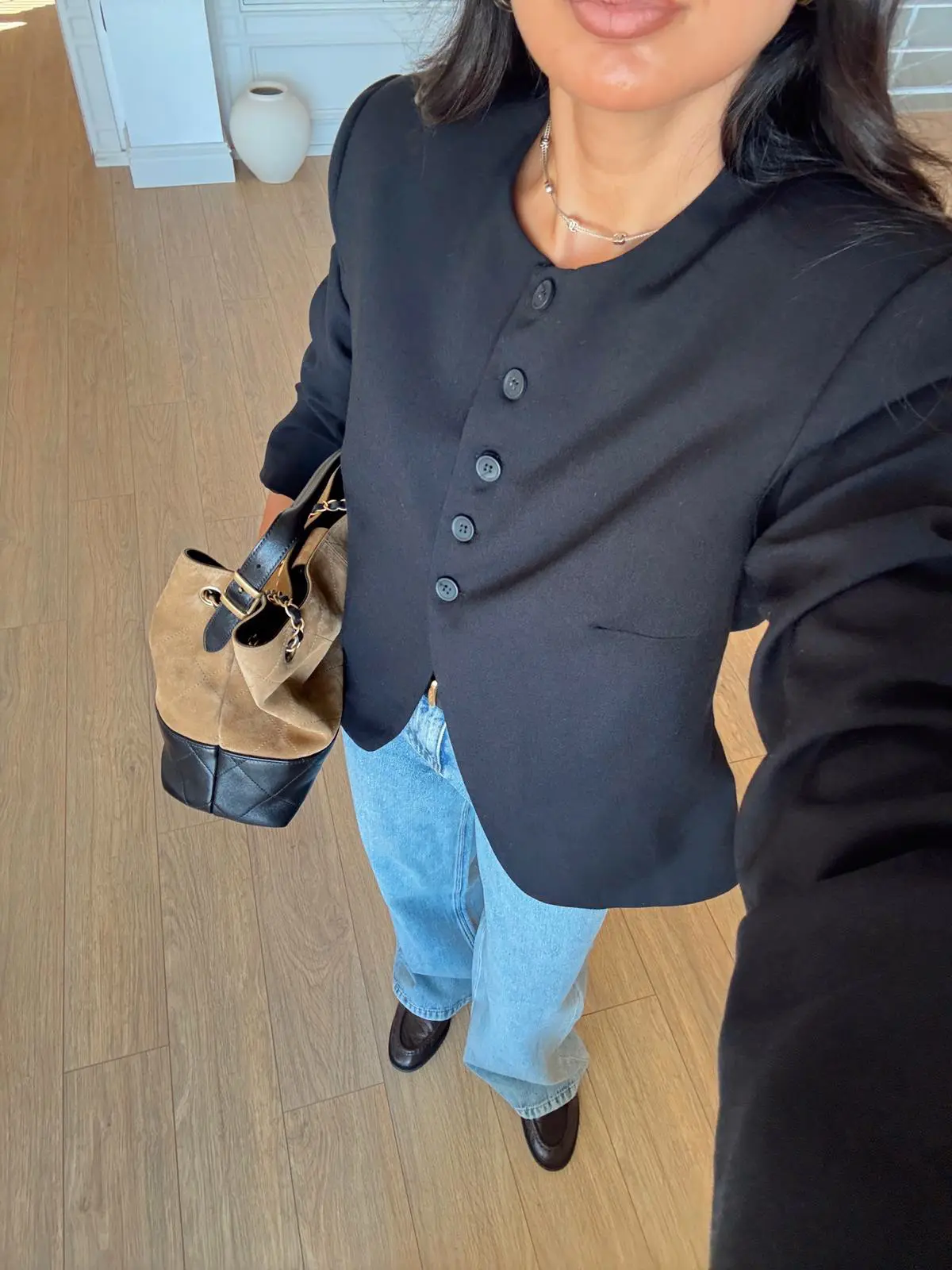 Qs Vatkalı Düğmeli Blazer Ceket