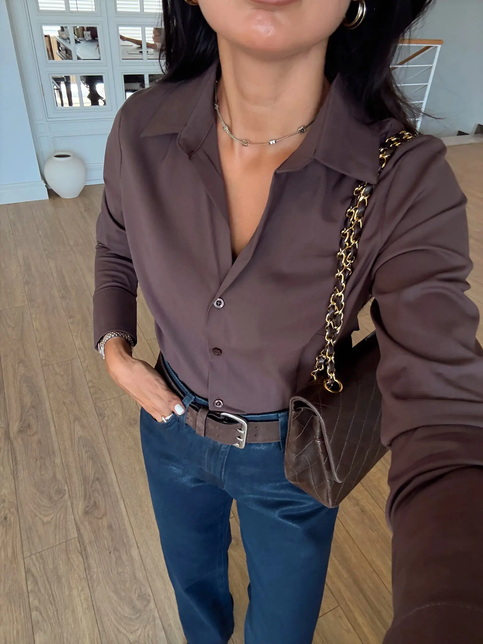 Unegro Vücuda Oturan Fit Premium Basic Gömlek