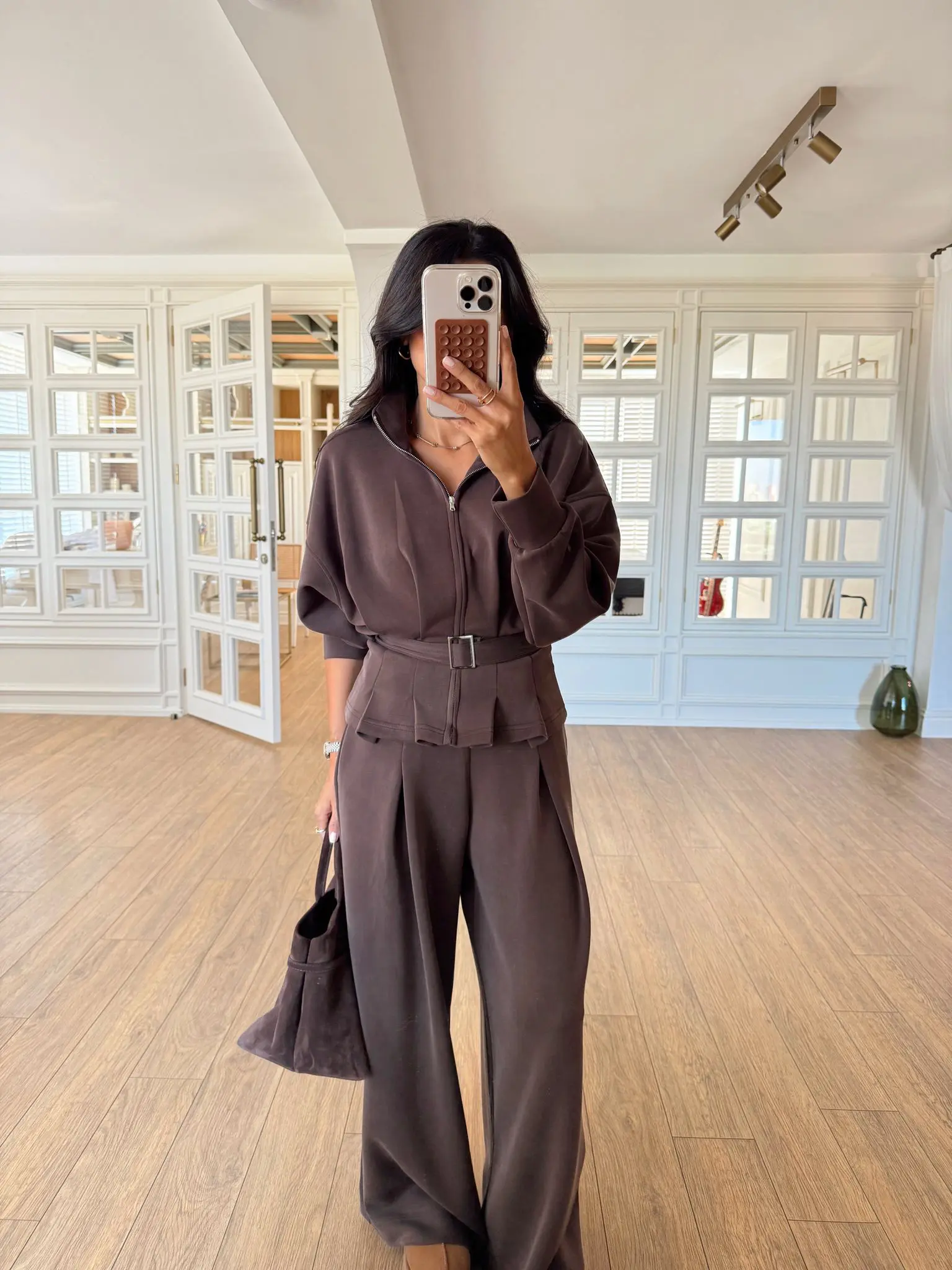 Livaa Pens Detaylı Fermuarlı Premium Modal Sweat Takım