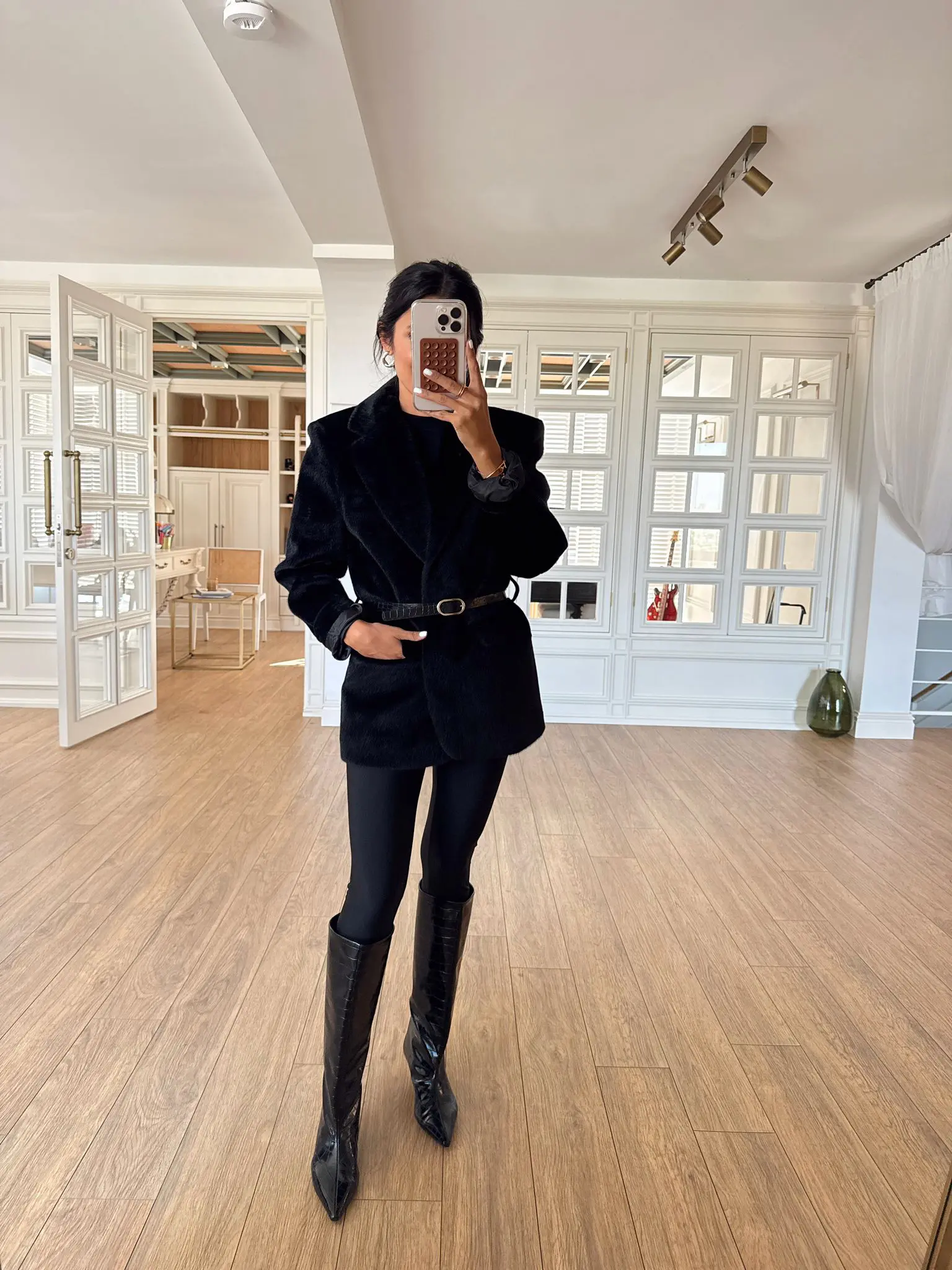 Waby Kemerli Peluş Ceket