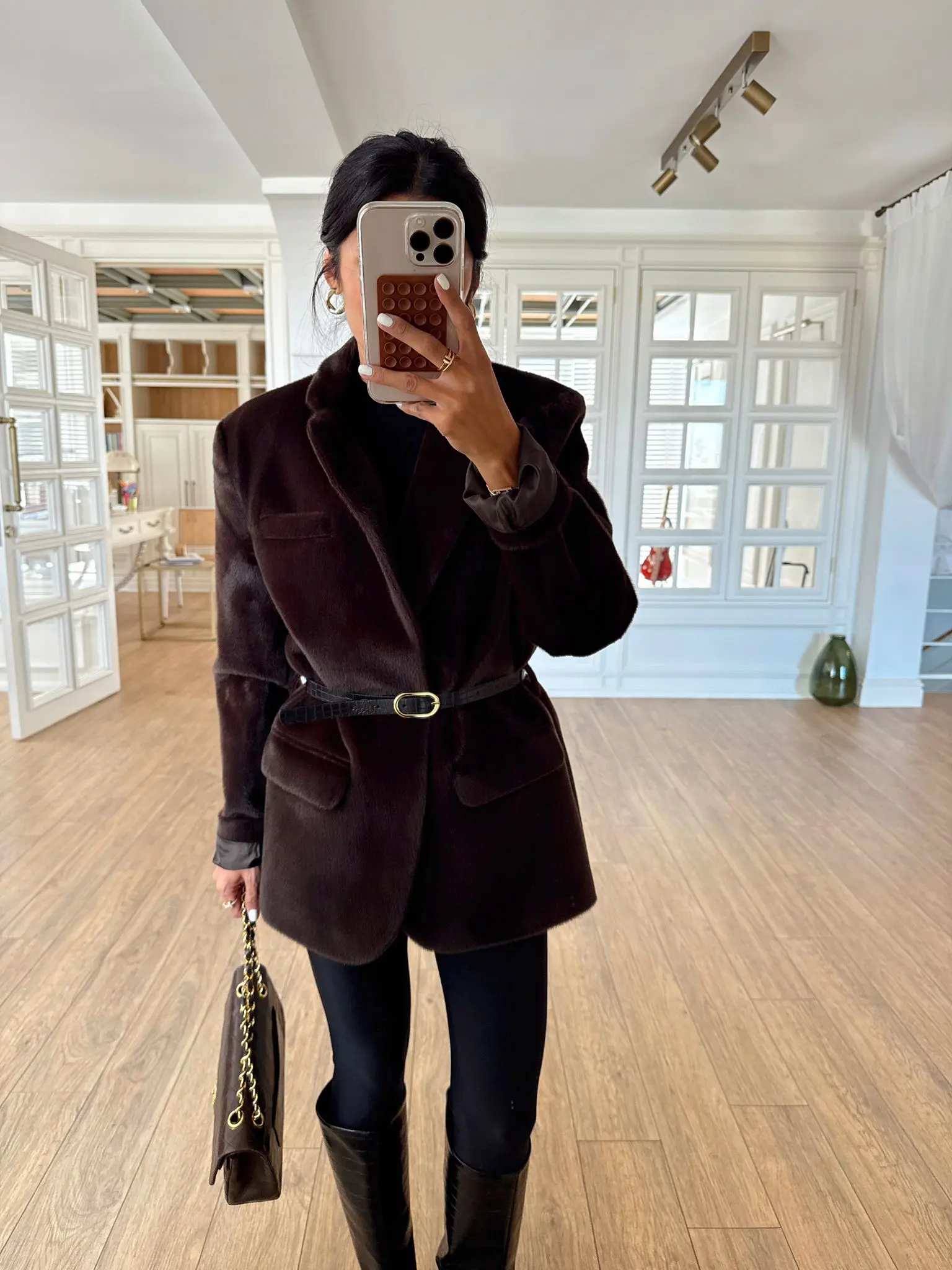 Waby Kemerli Peluş Ceket