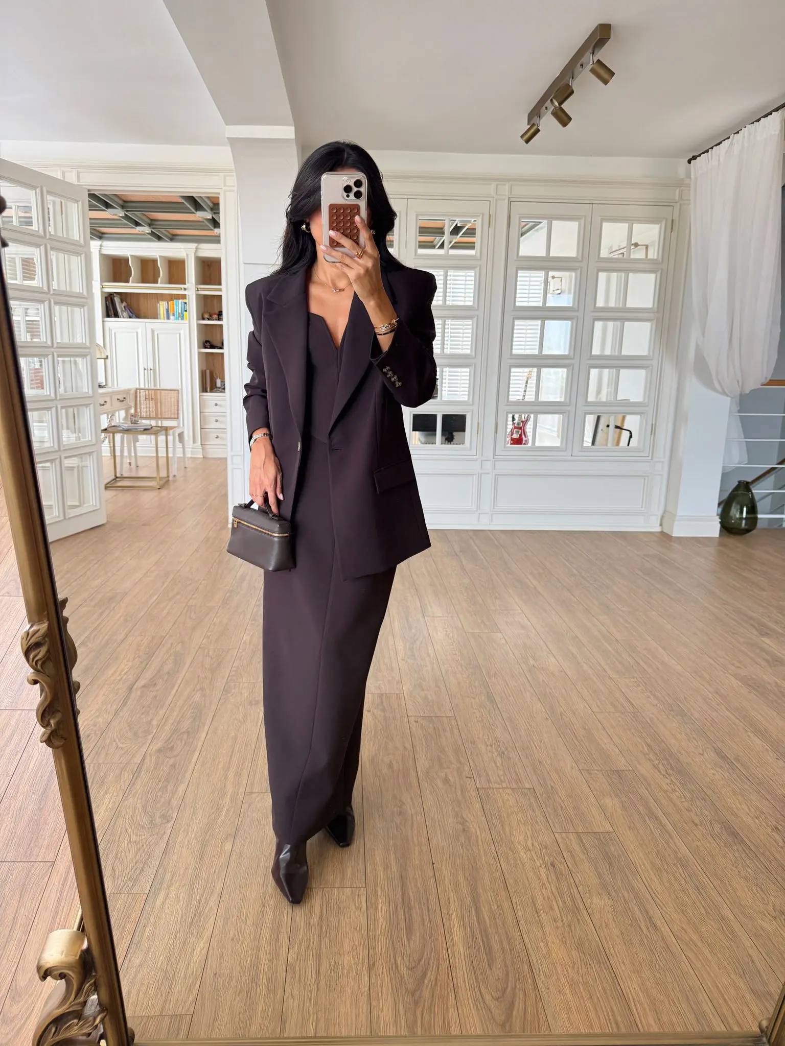 Tek Düğme Detaylı Blazer Ceket