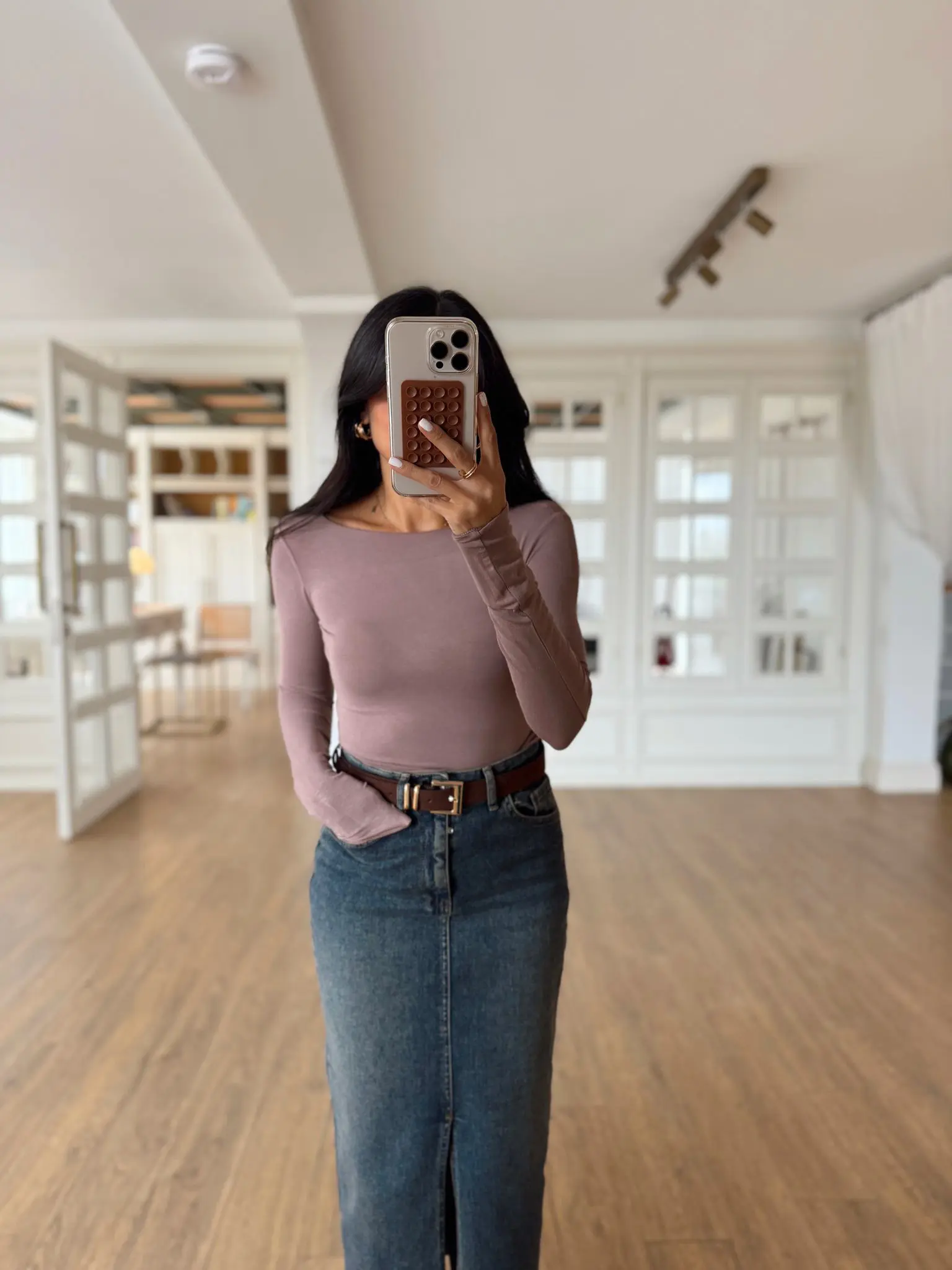 Rimso Kayık Yaka Premium Modal Kaşmir Bluz