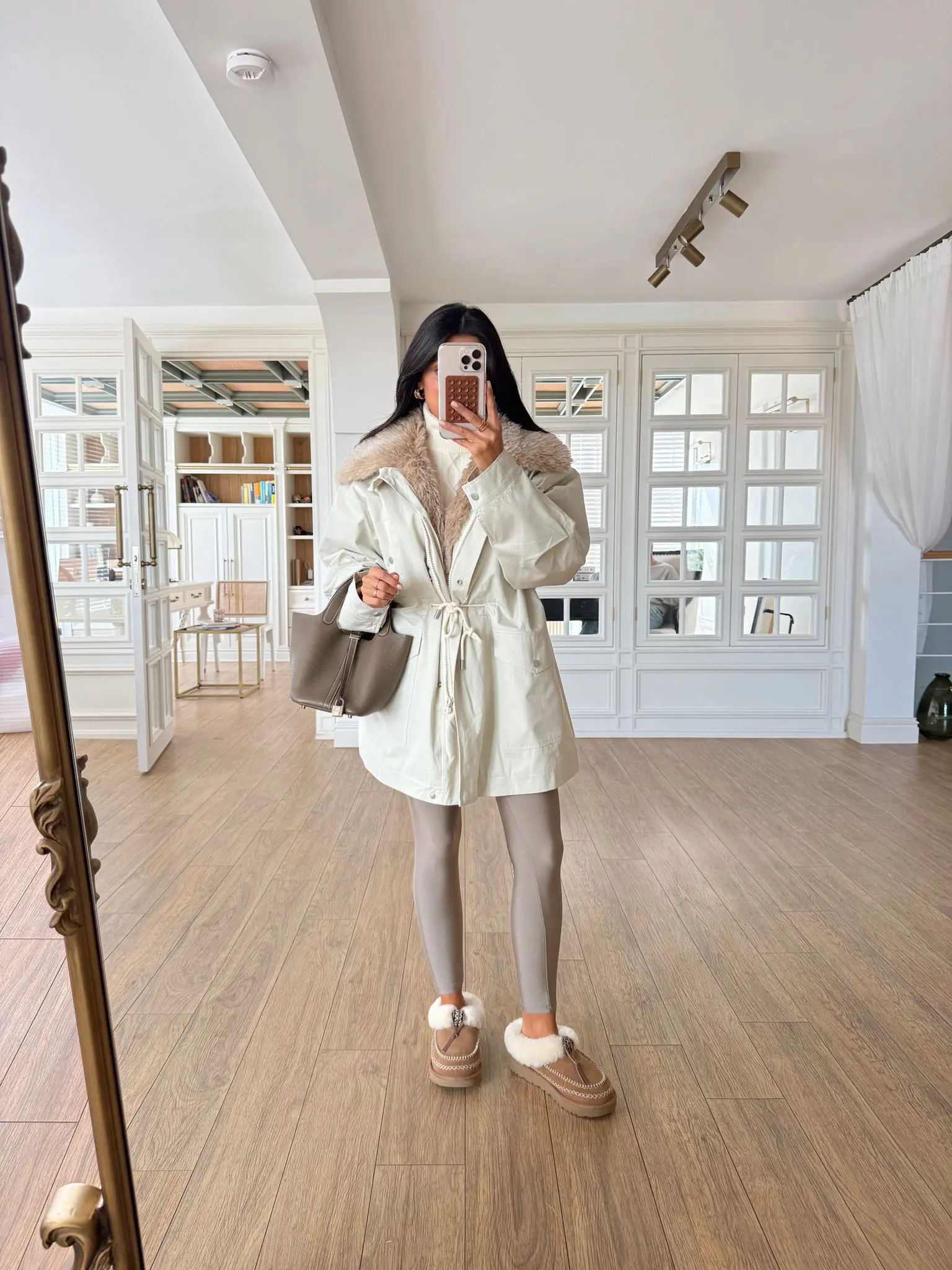 Shaini Bel Büzdürmeli Çıt Çıtlı Mont