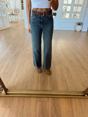 Tuesday Eskitme Yıkamalı Wide Leg Jean