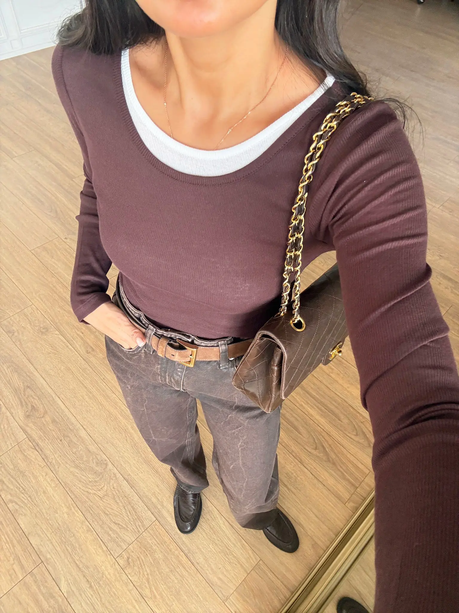 Nara Çift Görünümlü Uzun Kollu Body