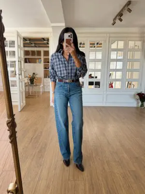 Epixa Beş Düğmeli Simetrik Dikiş Detaylı Taşlamalı Jean