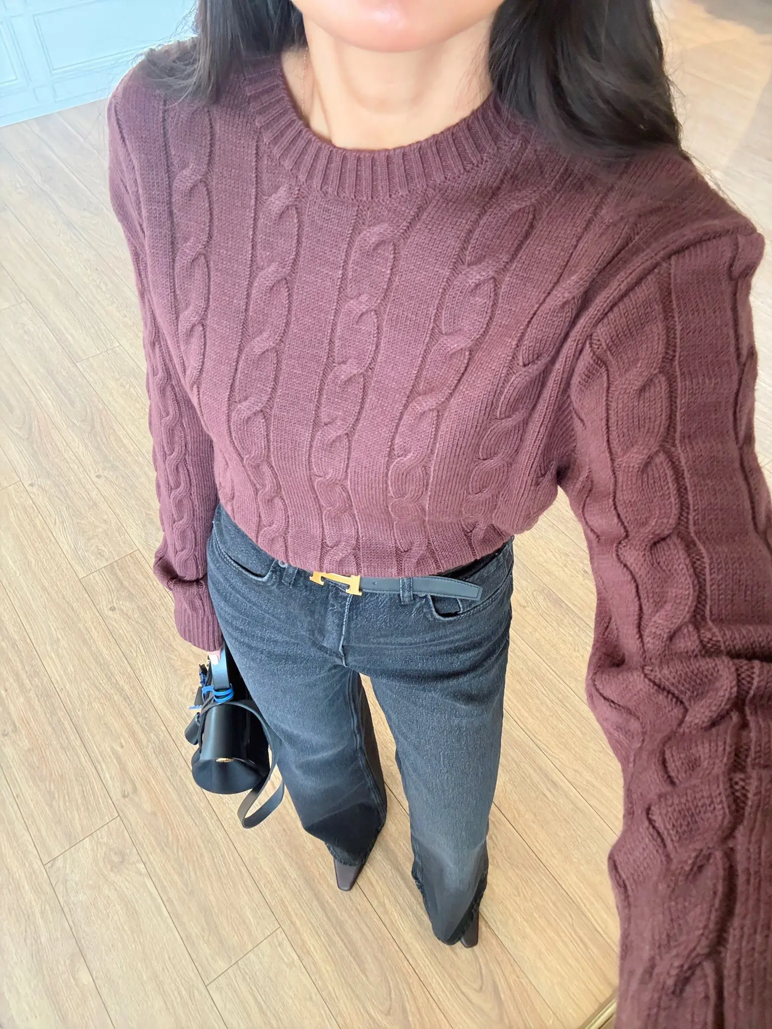 Ohio Saç Örgü Triko - Bordo, Standart