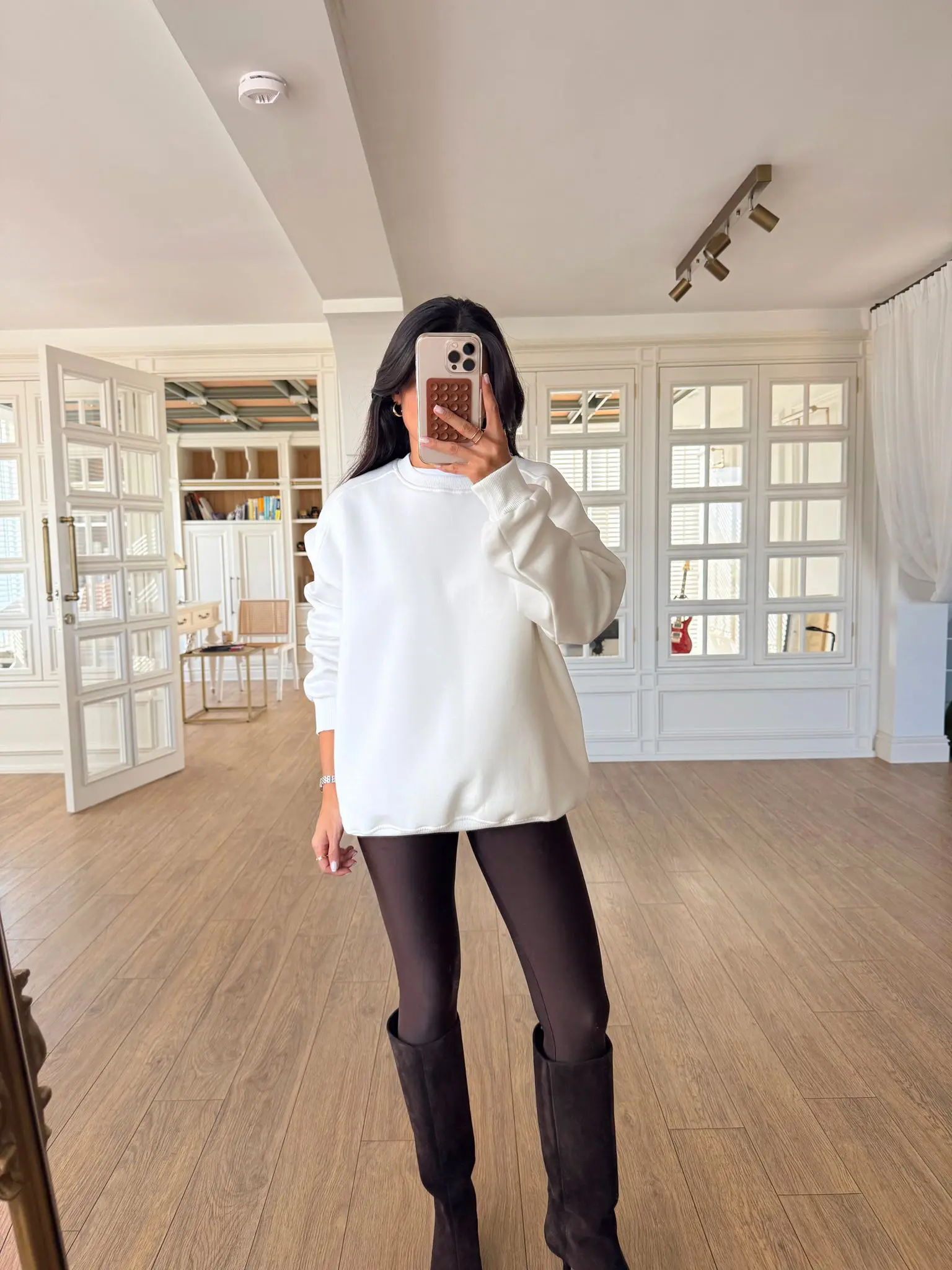 Osiris İçi Şardonlu Bisiklet Yaka Basic Sweat