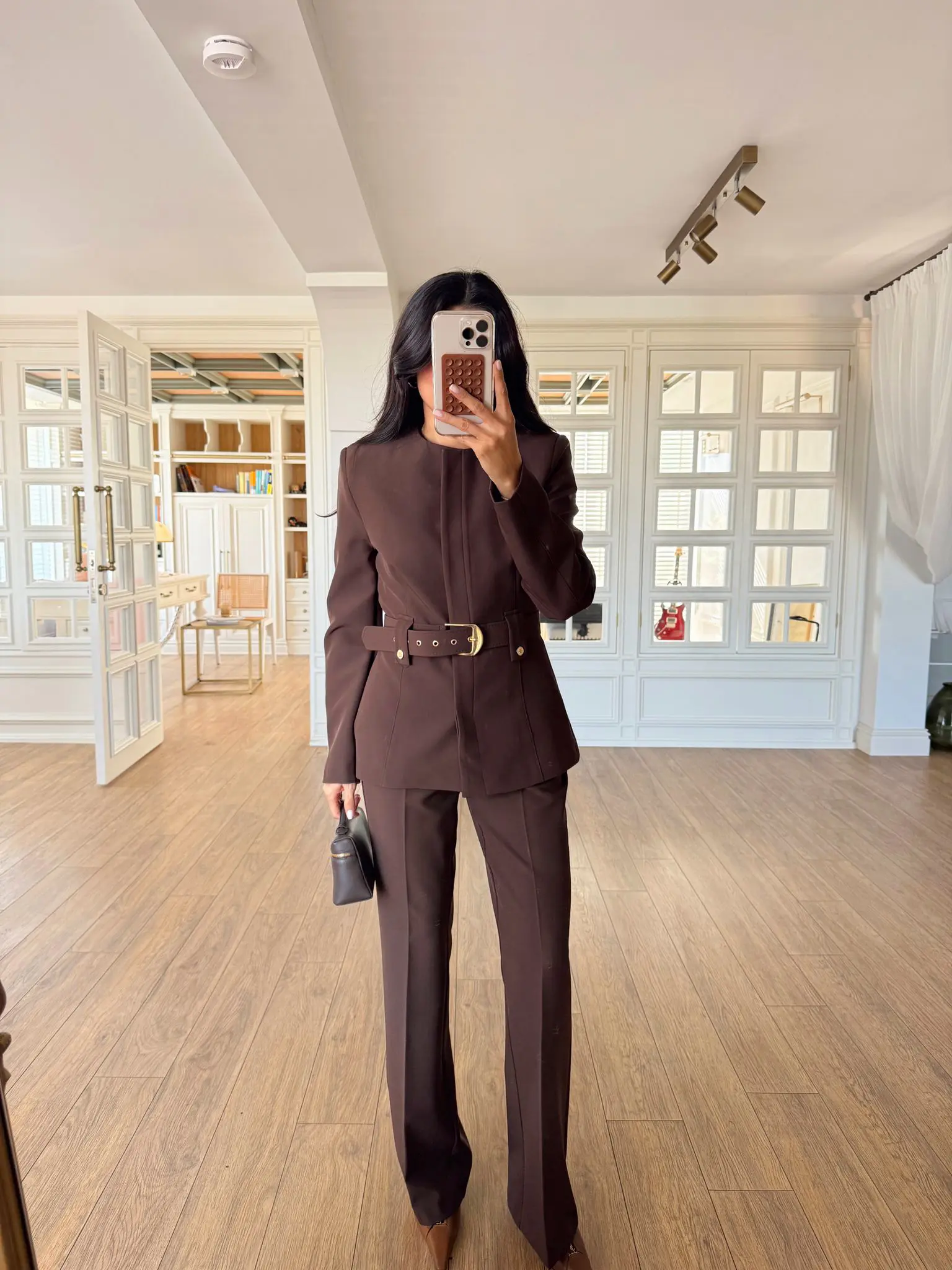 Helen Kemerli Gizli Patlı Premium Ceket-Pantolon Takım