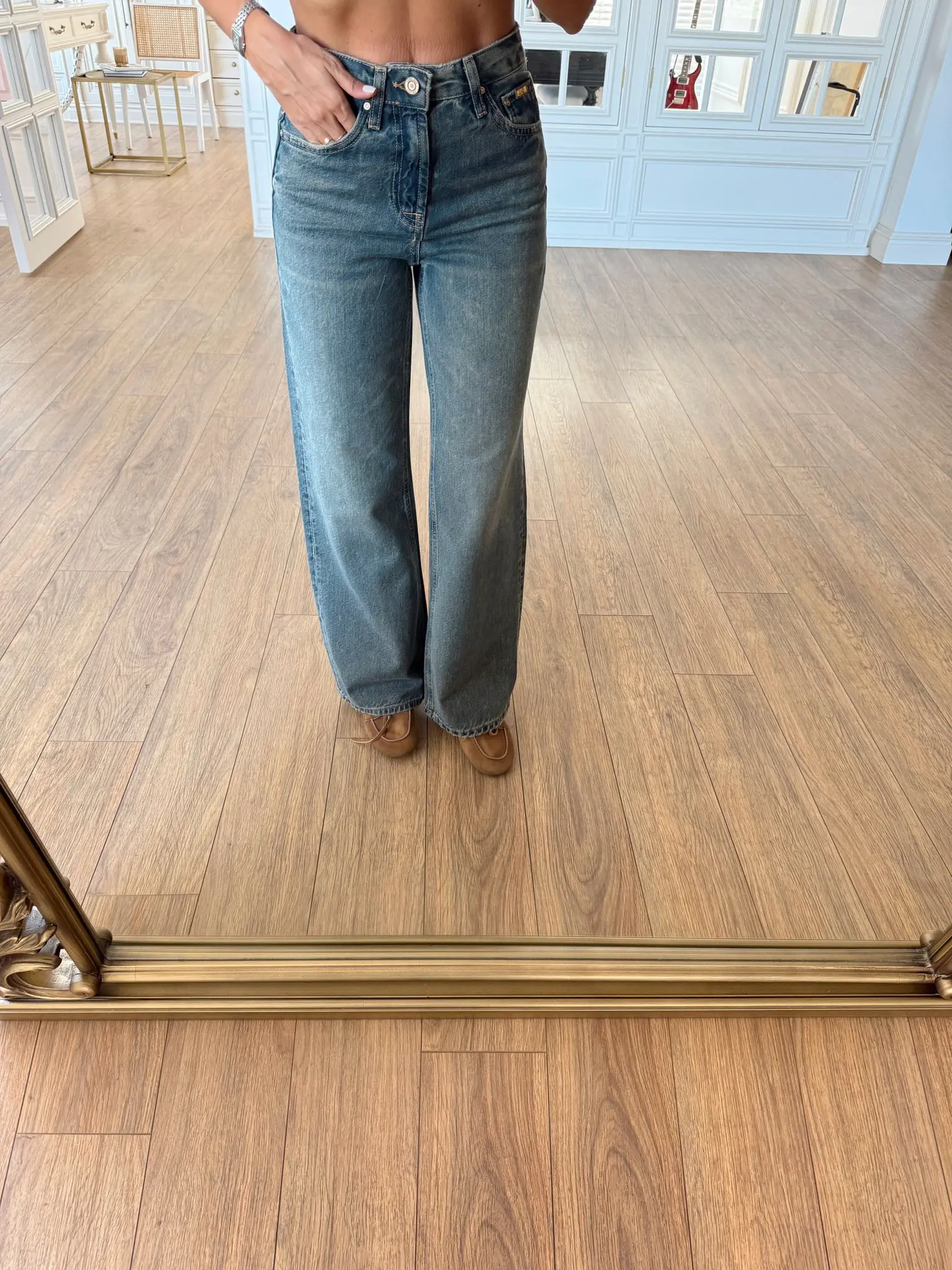 Tuesday Yıkamalı Wide Leg Jean