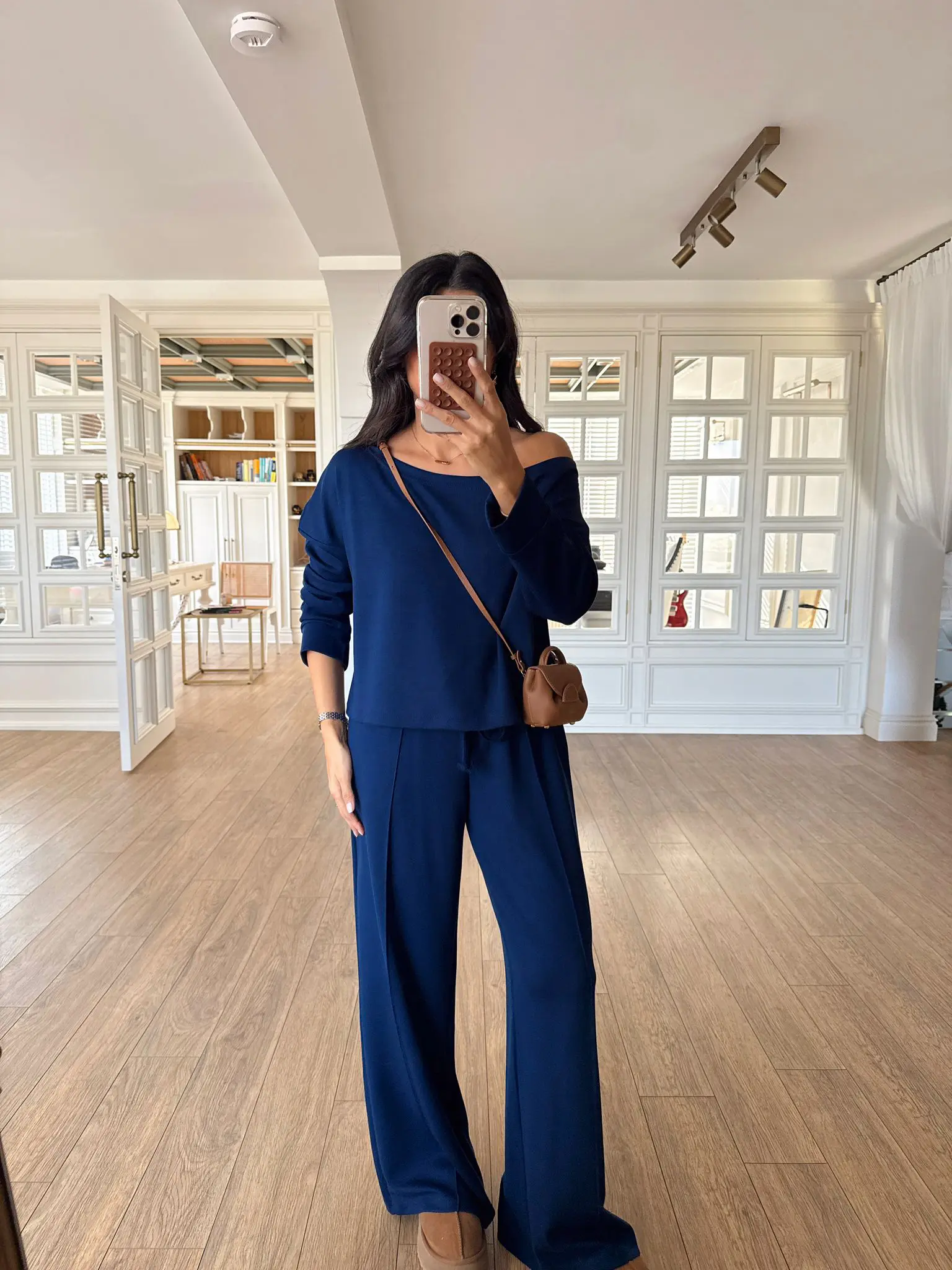 Alissiera Kayık Yaka Sweat-Pantolon Modal Takım