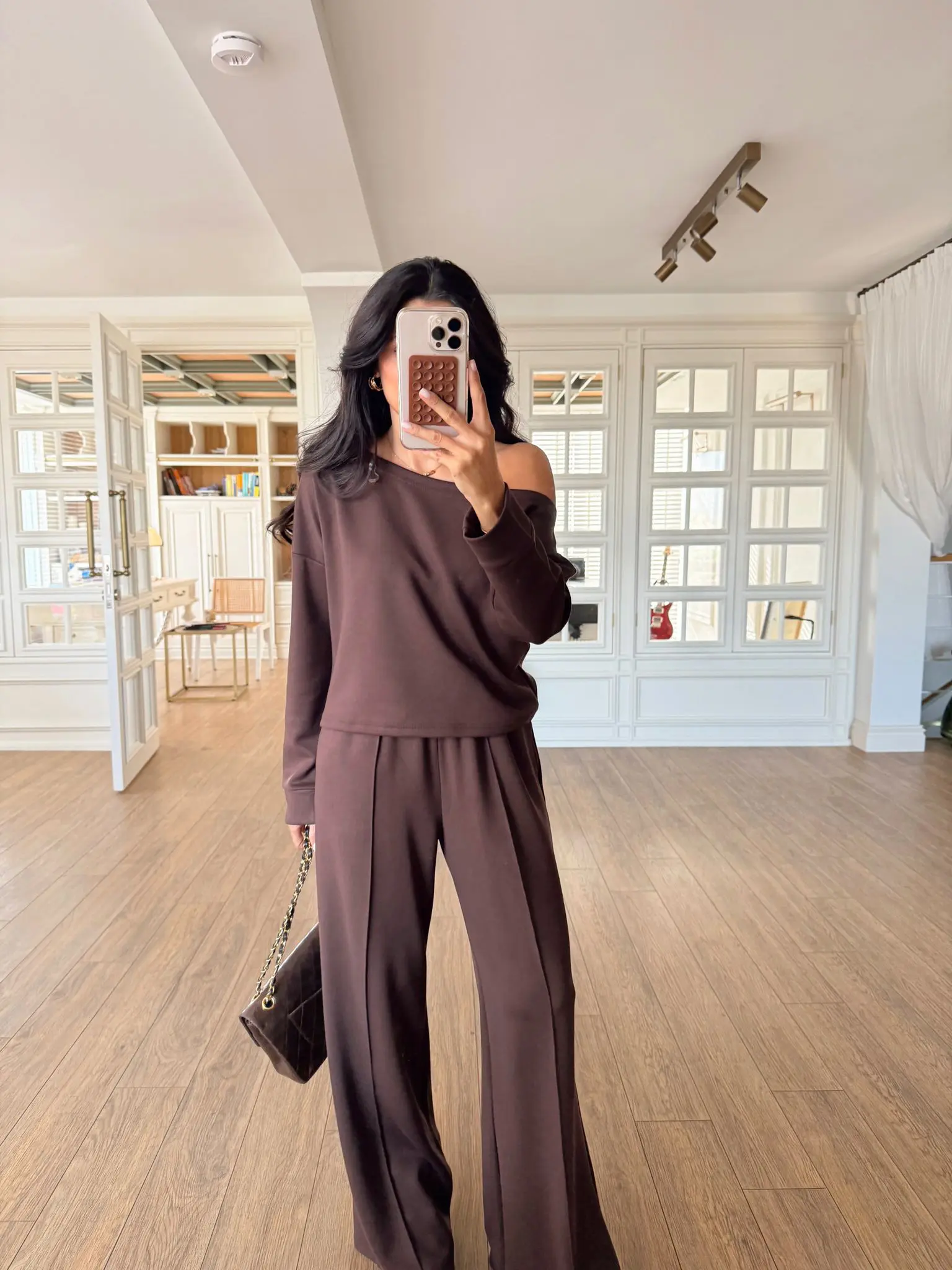 Alissiera Kayık Yaka Sweat-Pantolon Modal Takım