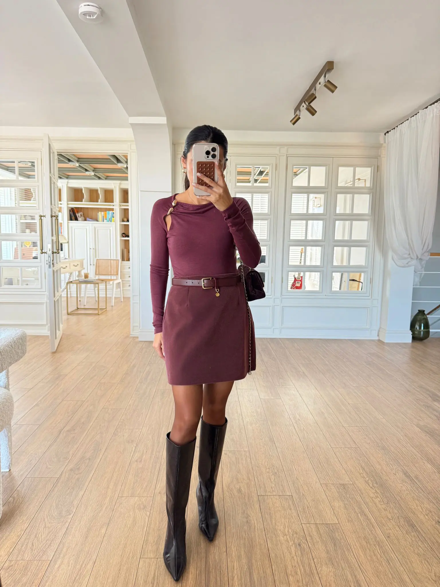 Bola Kadife Mini Etek