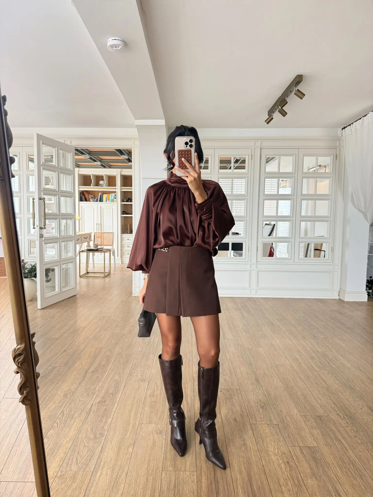 Cenny Zincir Detaylı Şort Etek