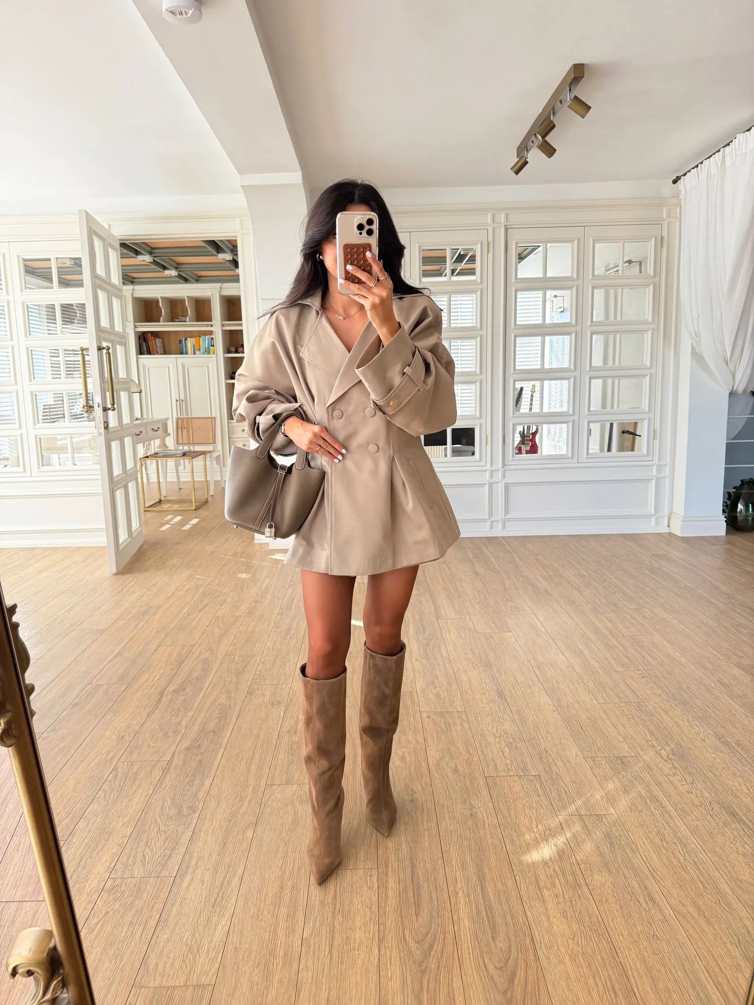 Cixlook Manşet Detaylı Ceket Şort Etek Takım