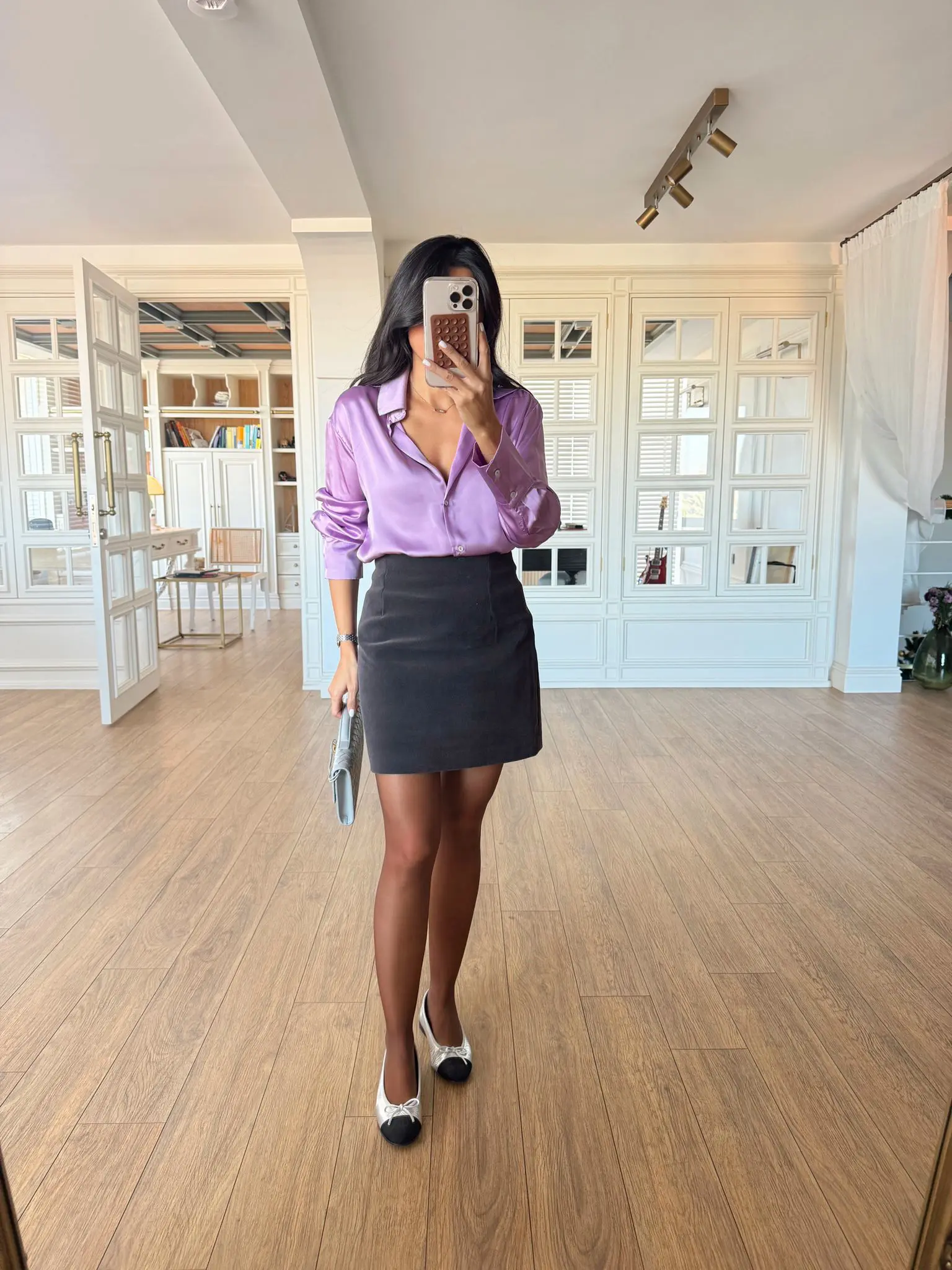 Bola Kadife Mini Etek