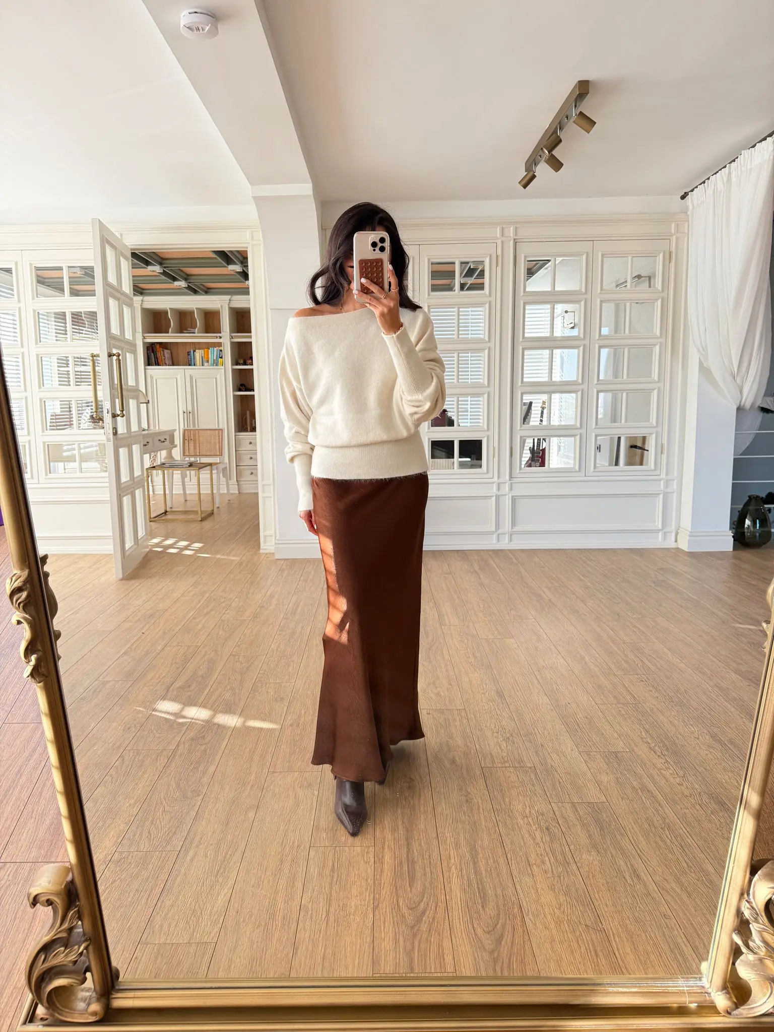 Niose Saten Balık Etek