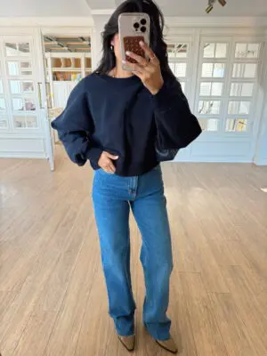 Lacivert Basic Sweat