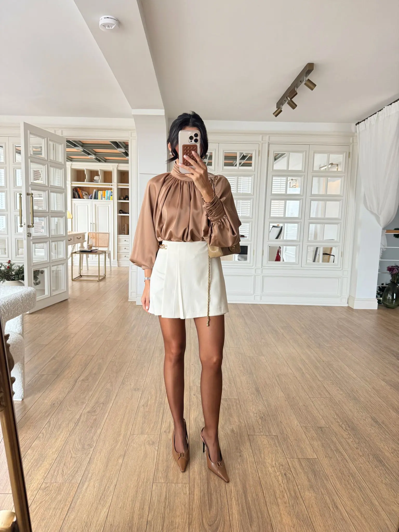 Cenny Zincir Detaylı Şort Etek