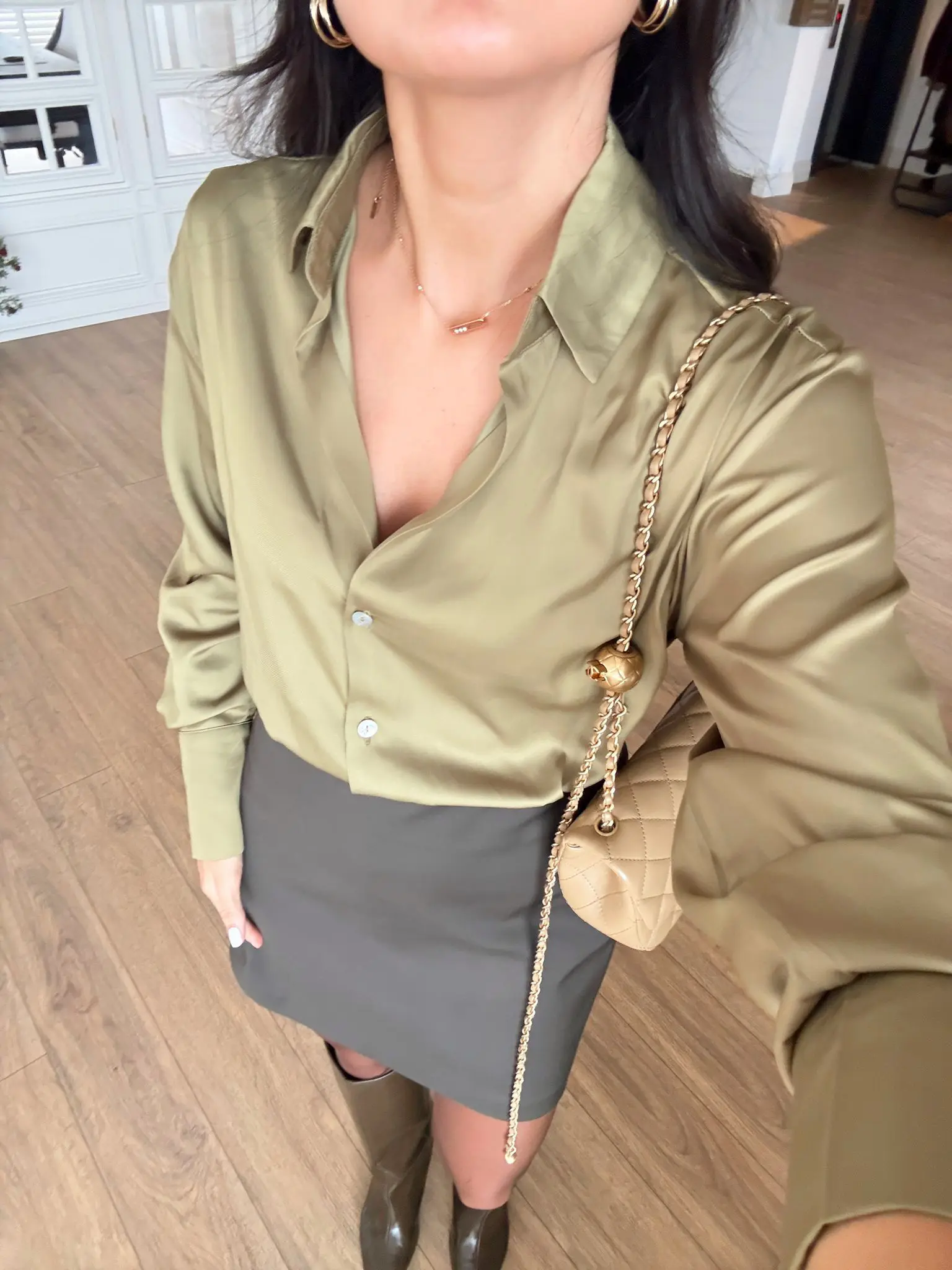 California Saten Gömlek