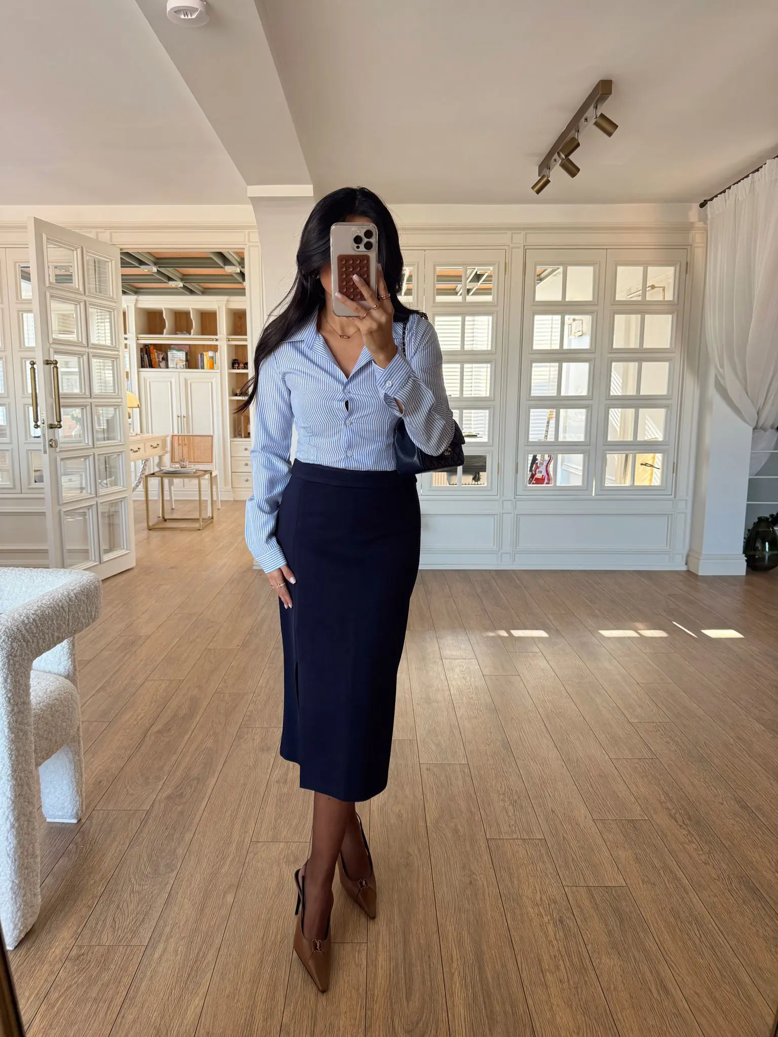 Jeylo Yırtmaç Detaylı Kalem Etek