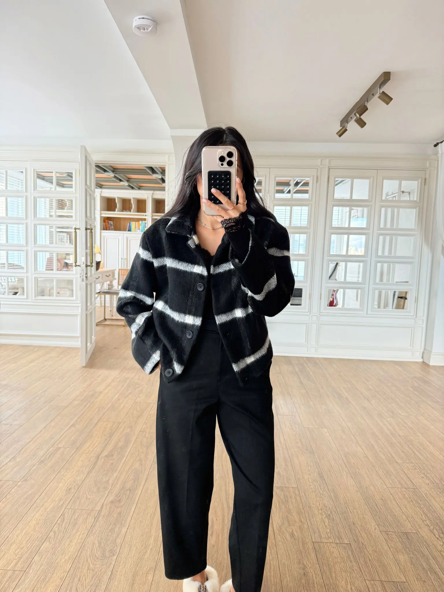 Suavi Yün Karışımlı Kaşe Bomber Ceket