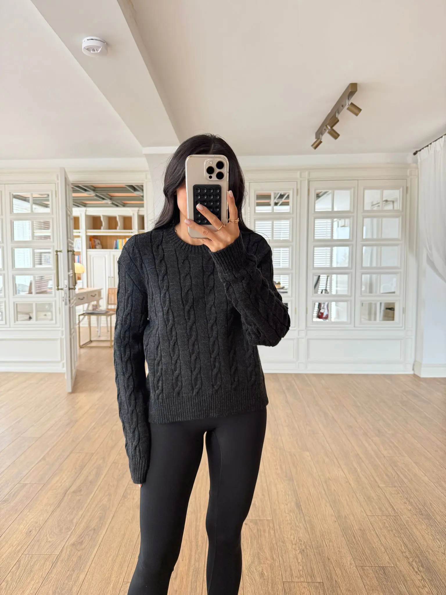 Ohio Saç Örgü Triko - Koyu Antrasit, Standart