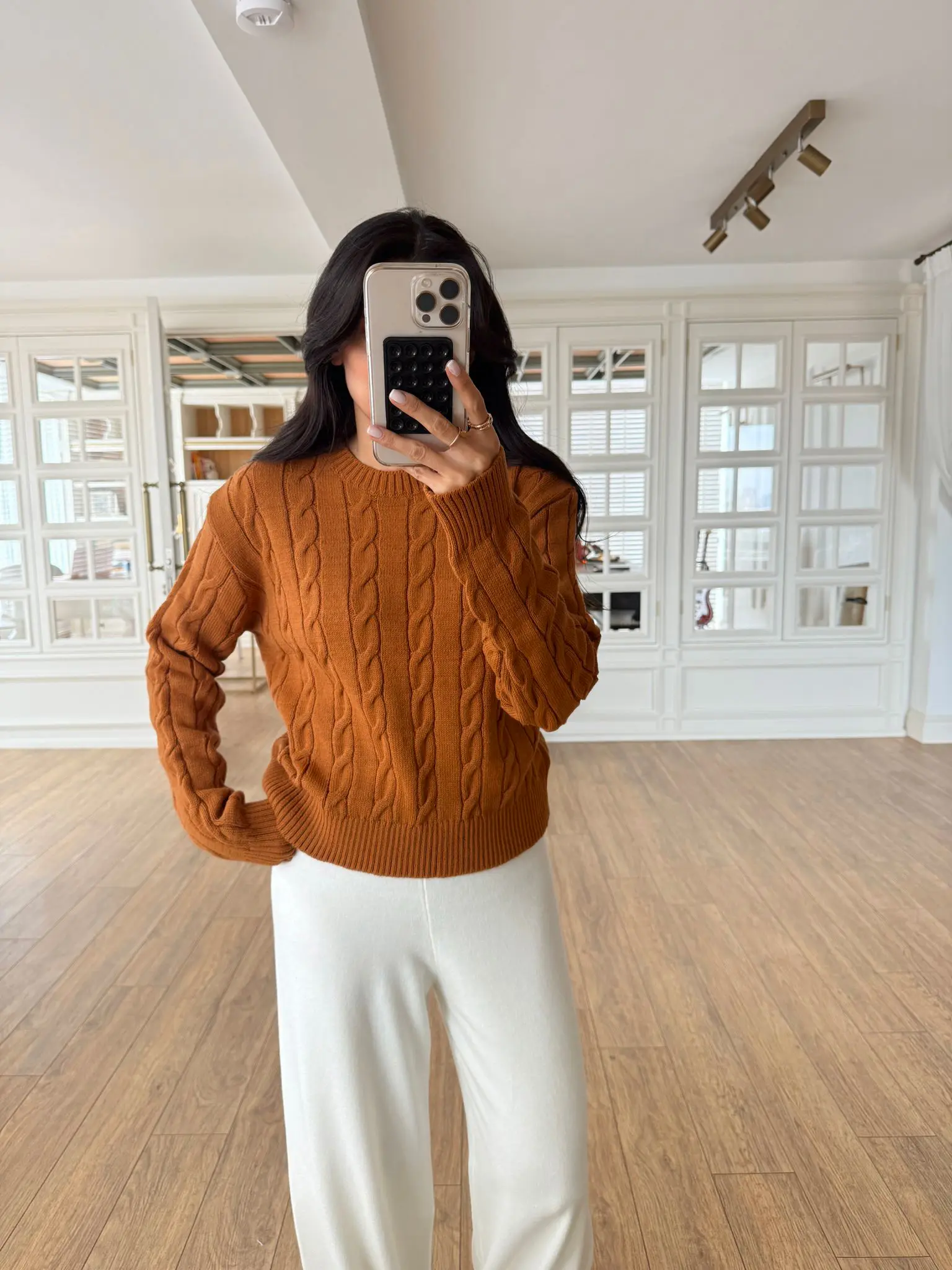 Ohio Saç Örgü Triko - Karamel, Standart